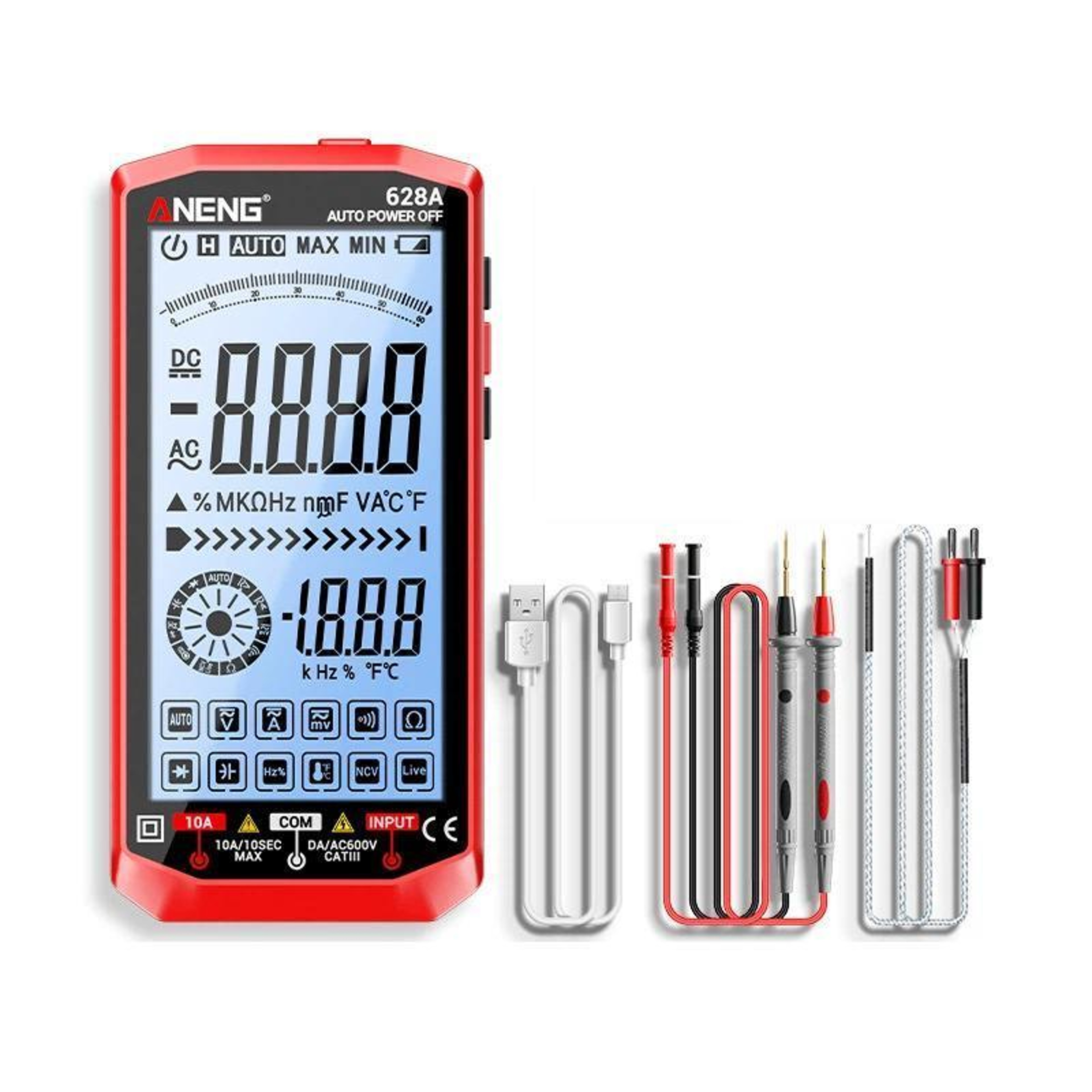 Smart Digital Multimeter 6000 Count Auto Ranging Multimeter with NCV and Type-C Charging – view 1