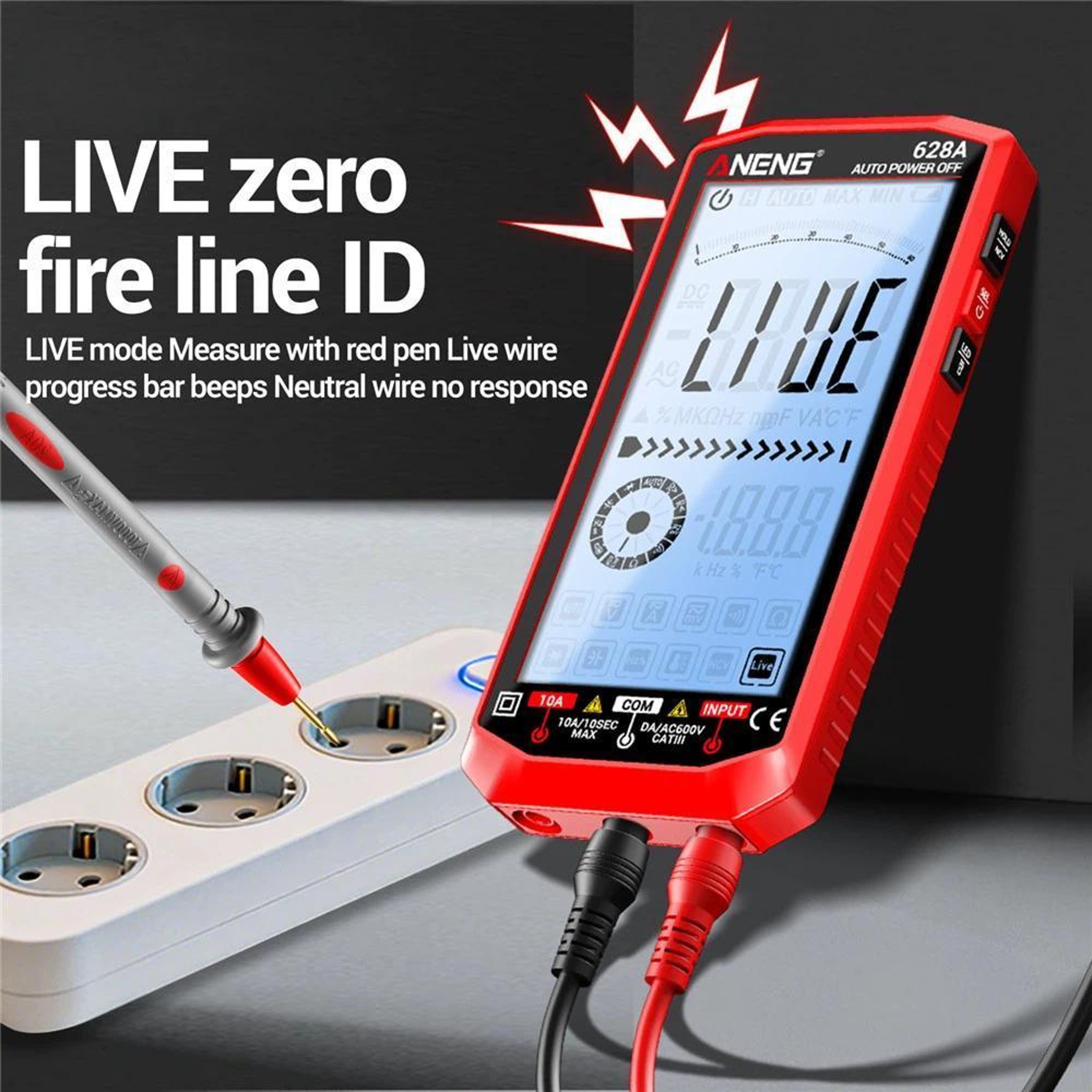 Smart Digital Multimeter 6000 Count Auto Ranging Multimeter with NCV and Type-C Charging – view 8