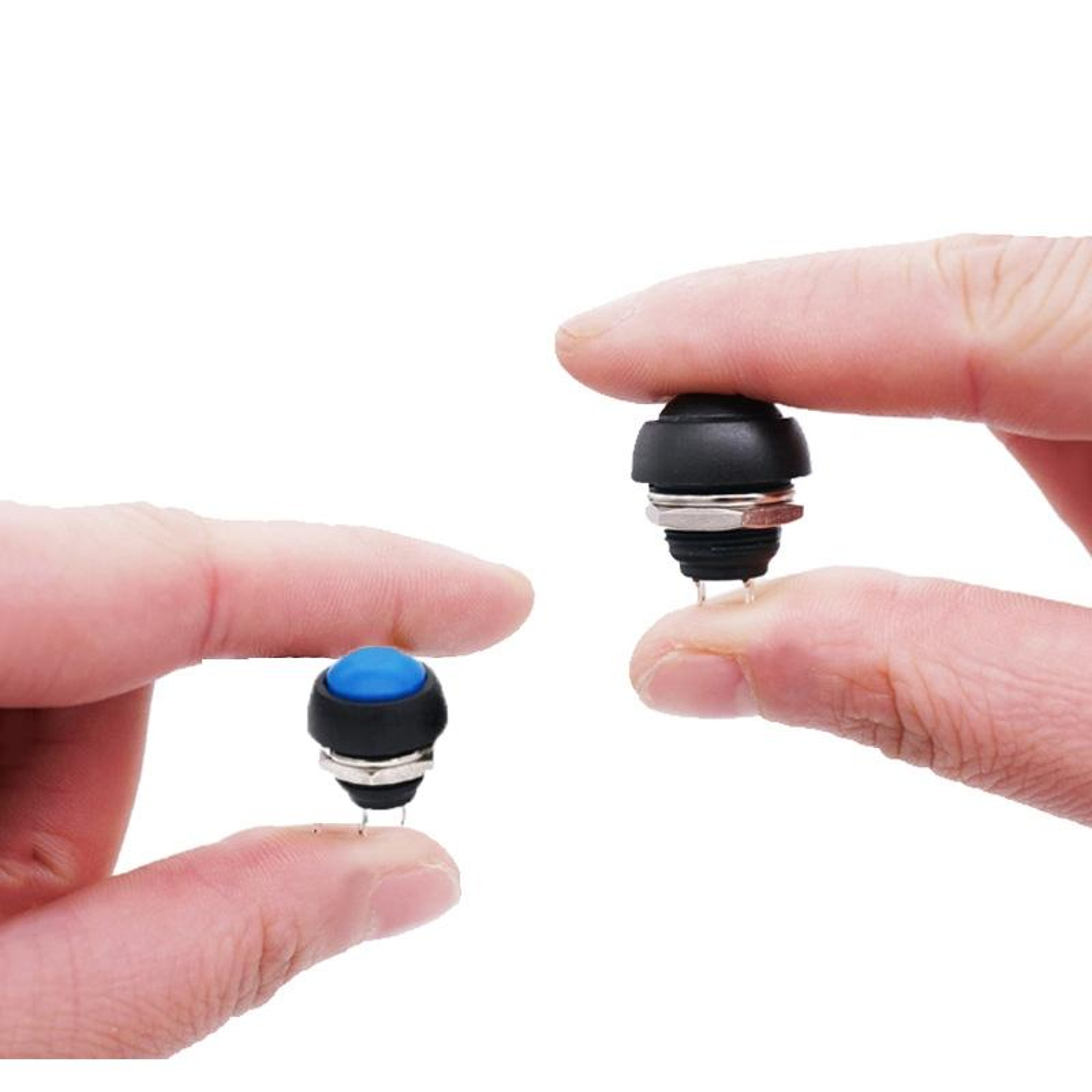 10PCS Waterproof Push Button Switch 12mm Momentary SelfReset Normally Open 6