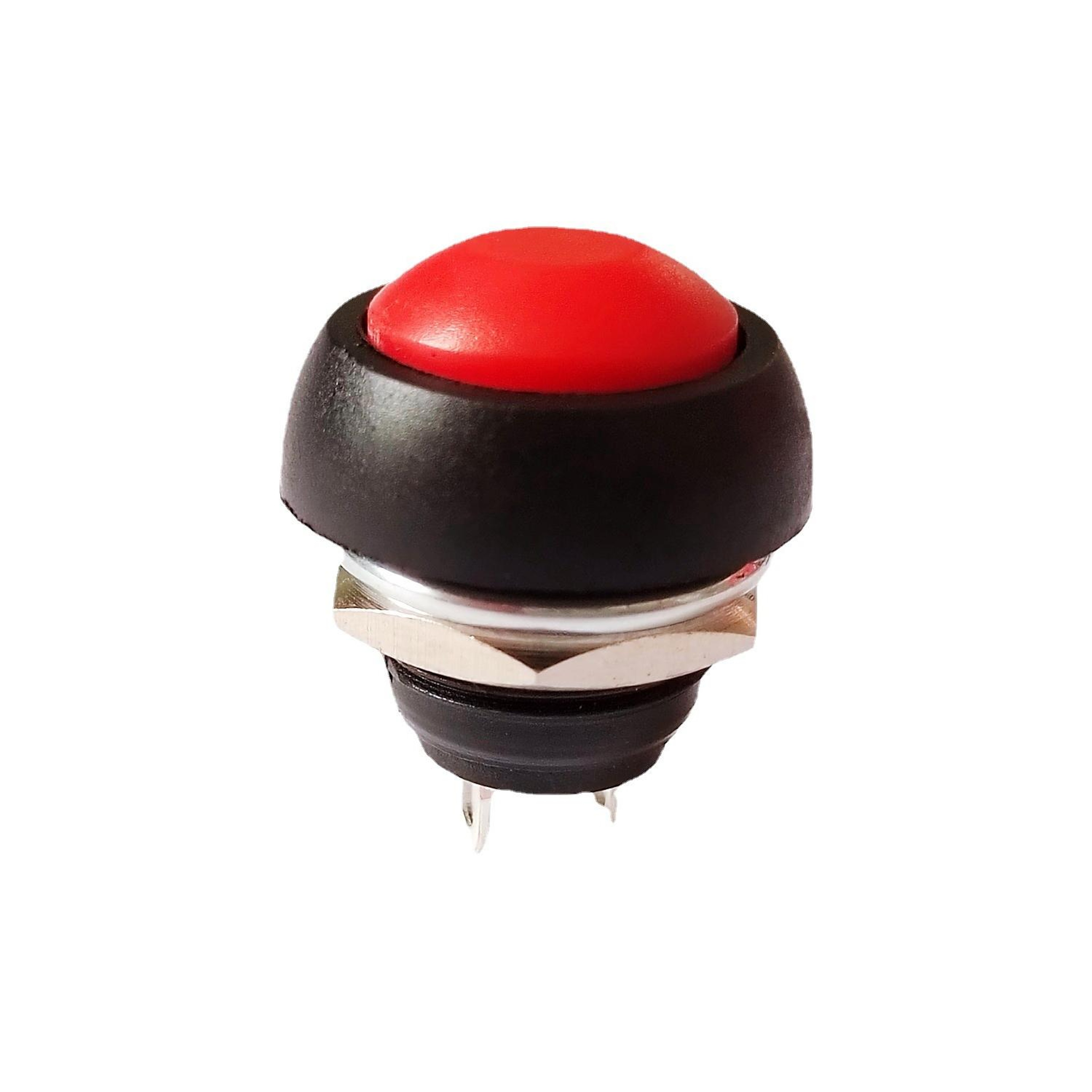 10PCS Waterproof Push Button Switch 12mm Momentary SelfReset Normally Open 7