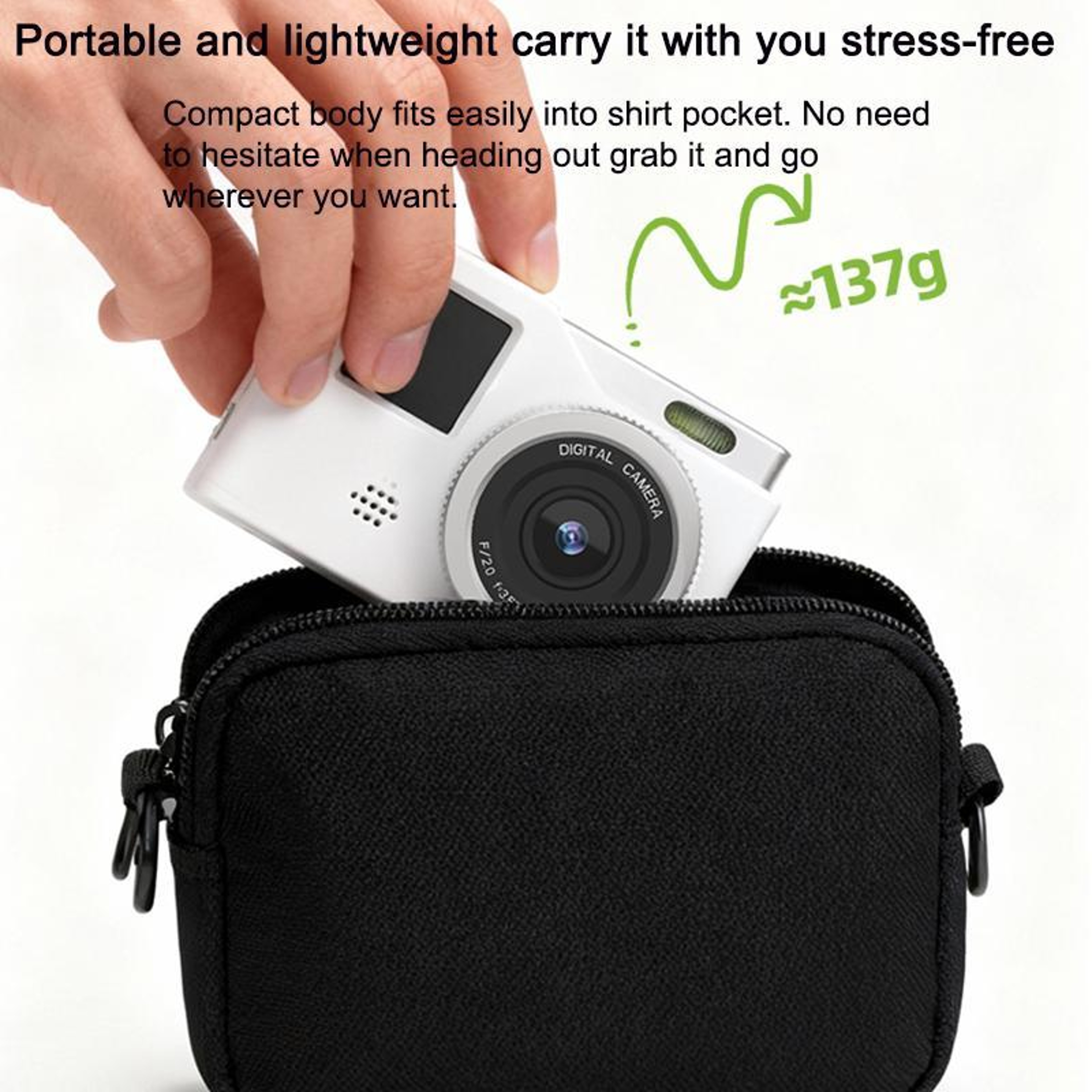 4K Kids Camera with Dual Screen Camera Selfie Display and HD Video Recording – view 10