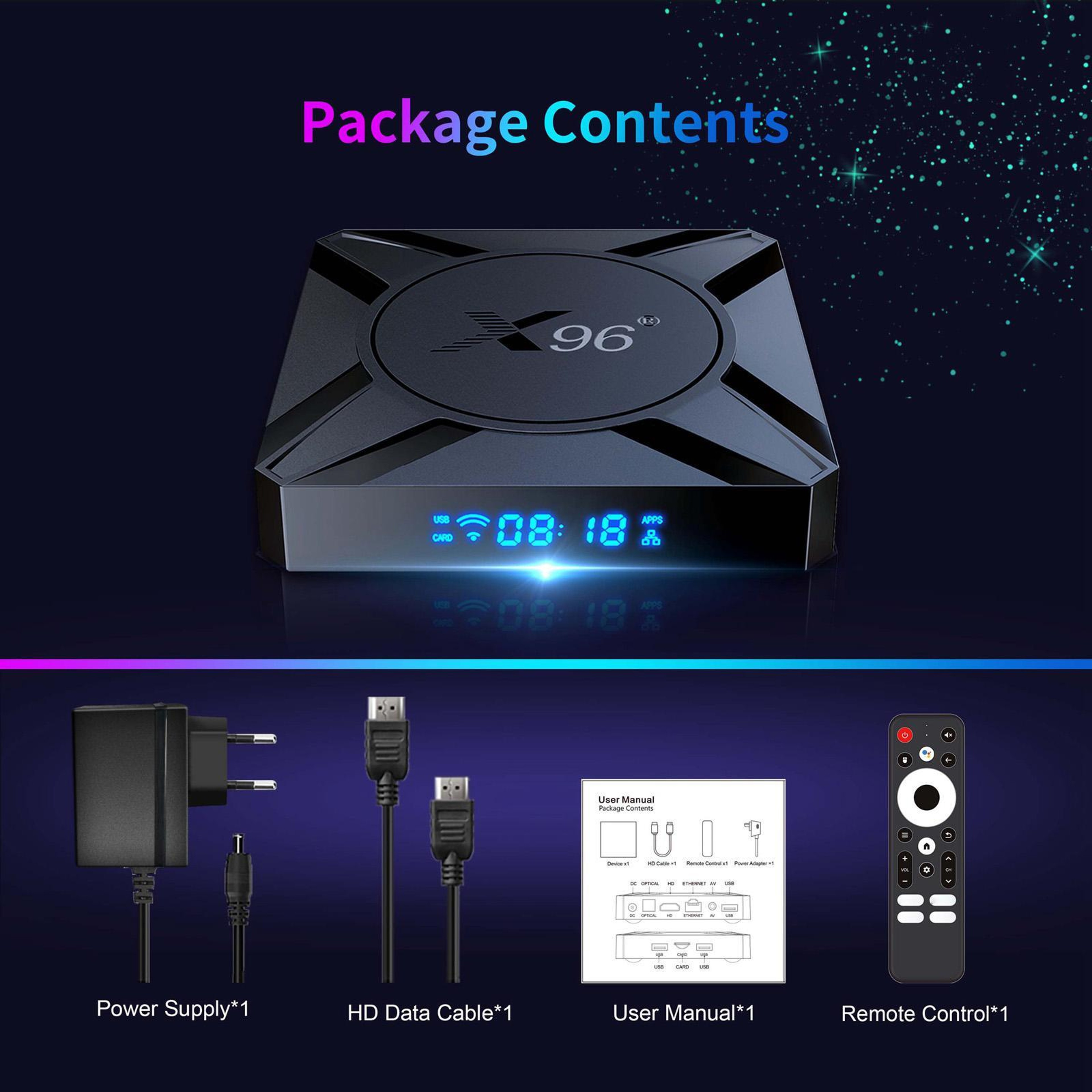 X96 M300 Android 14 TV Box with 4K HDR, 4GB RAM, 32GB Storage and Dual-Band WiFi – view 6