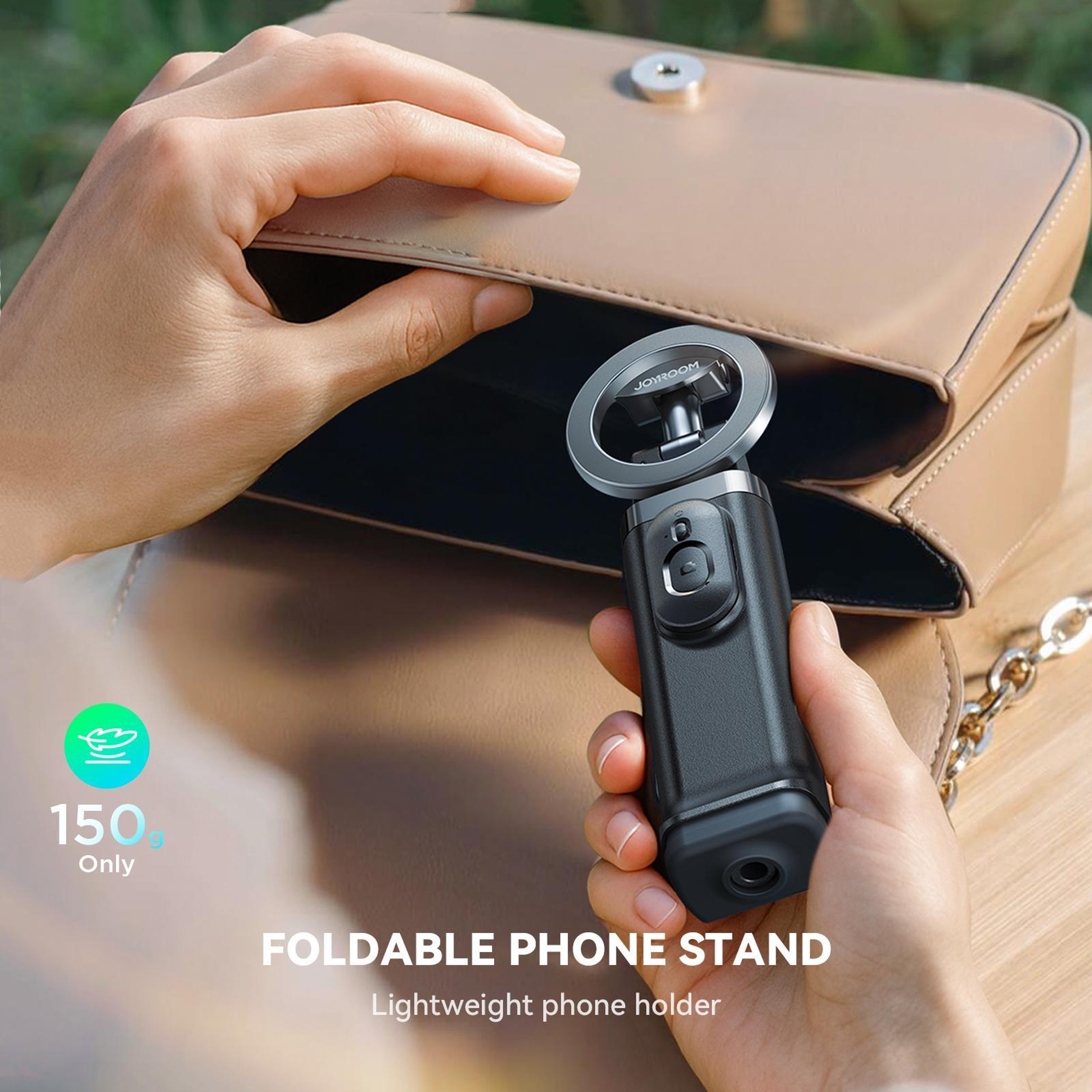 Magnetic Selfie Stick And Travel Phone Holder With Wireless Remote 9