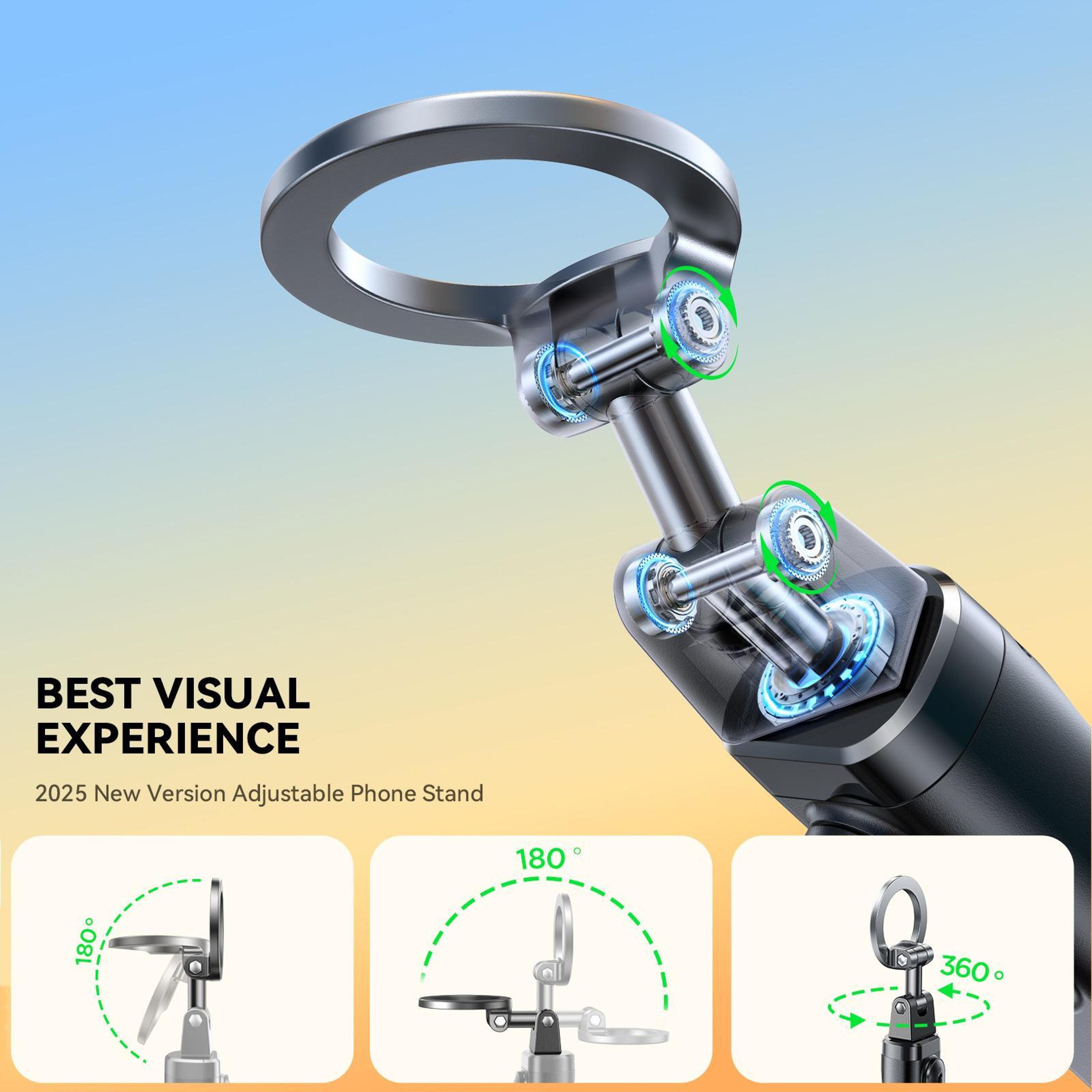 Magnetic Selfie Stick And Travel Phone Holder With Wireless Remote 7