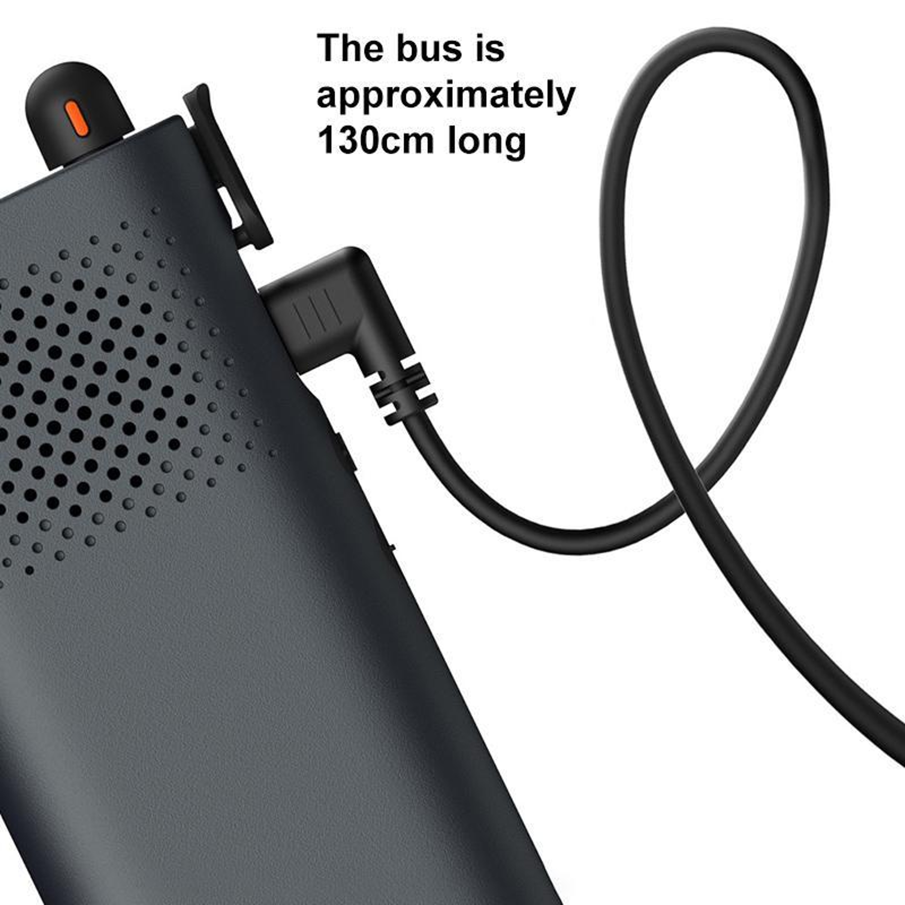 H2 TypeC Walkie Talkie Earpiece With Ear Hook And OneTouch Intercom Button 2