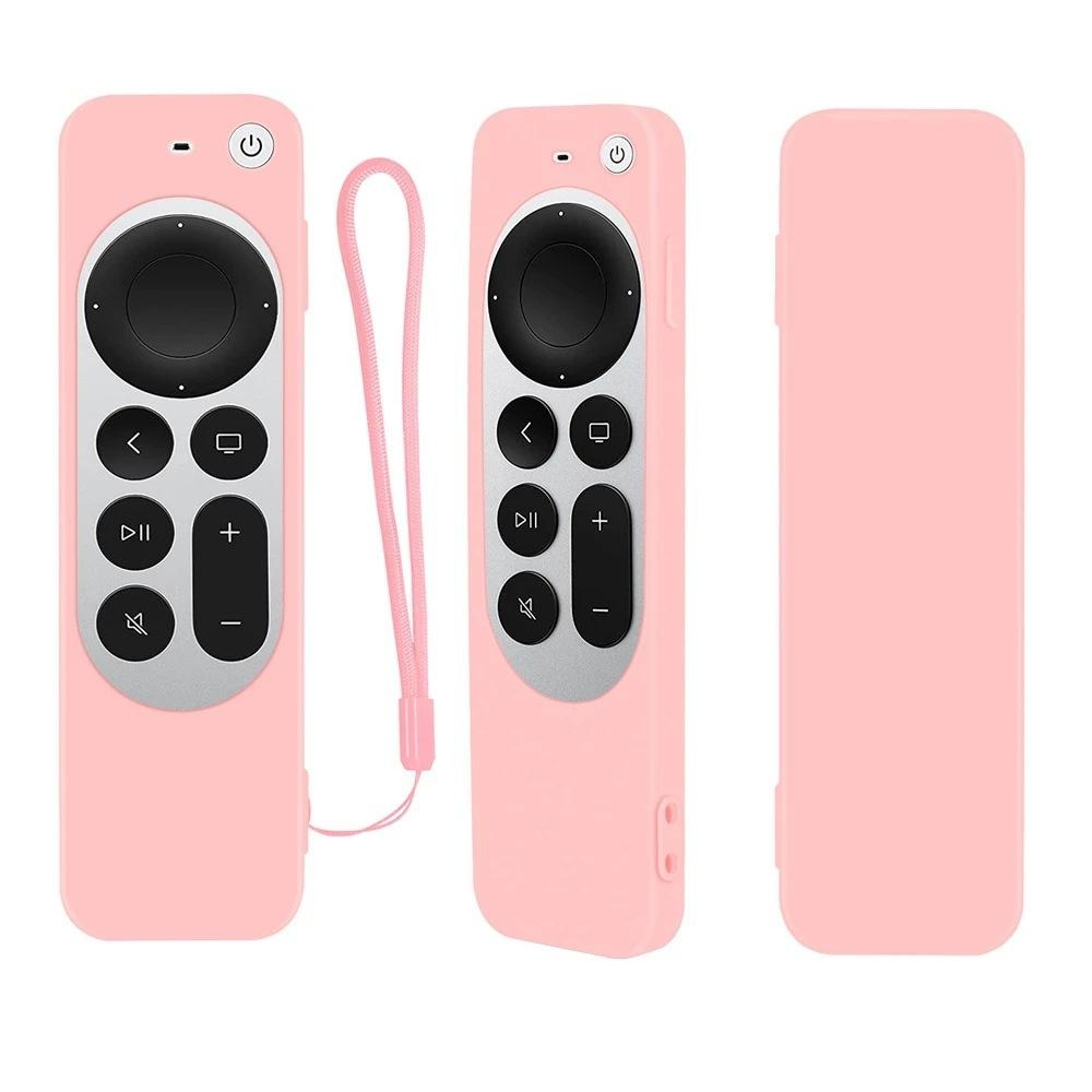 Apple TV Siri Remote Silicone Case With Protective Cover And Wrist Strap 7