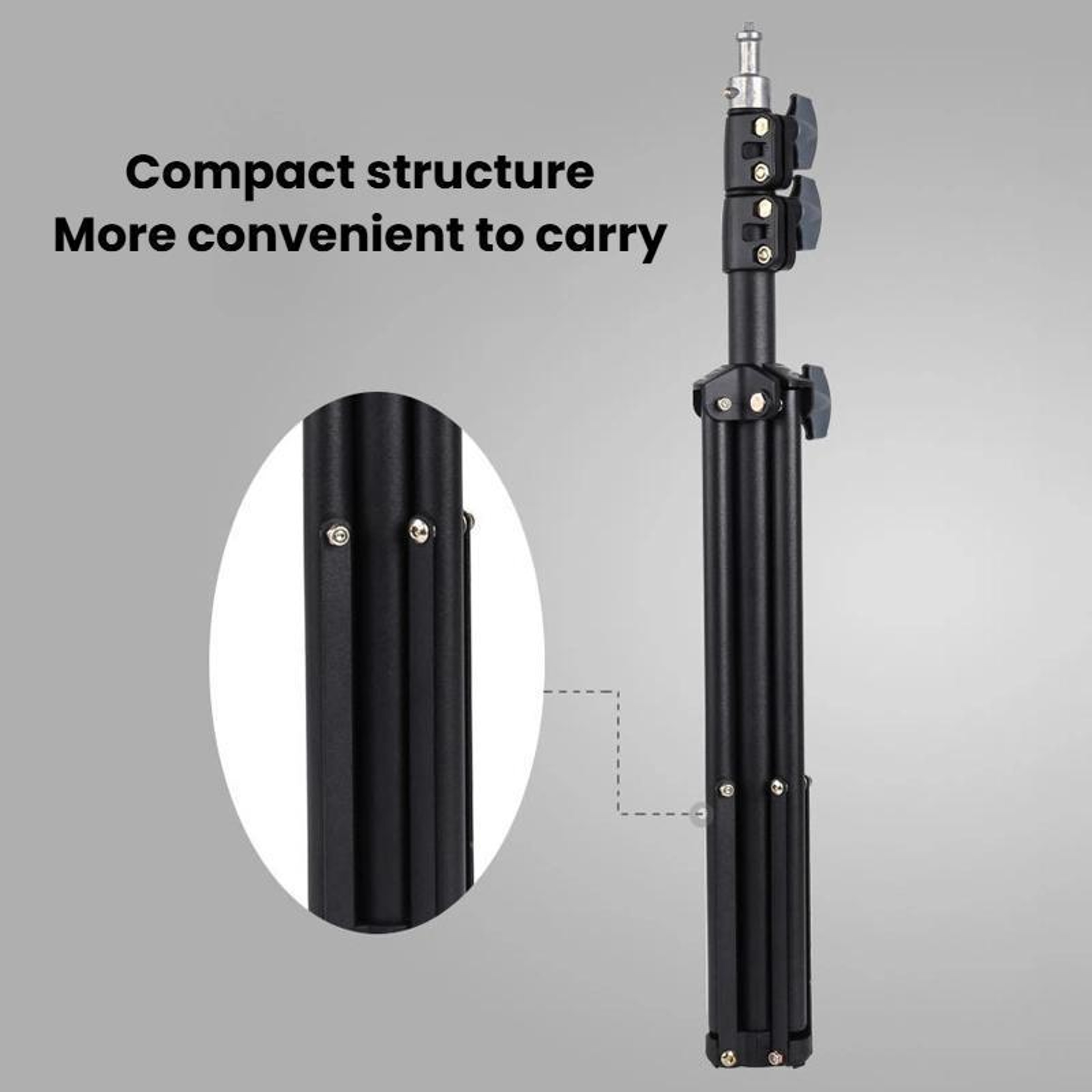 Adjustable Photography Light Stand for Live Streaming & Content Creation – view 2