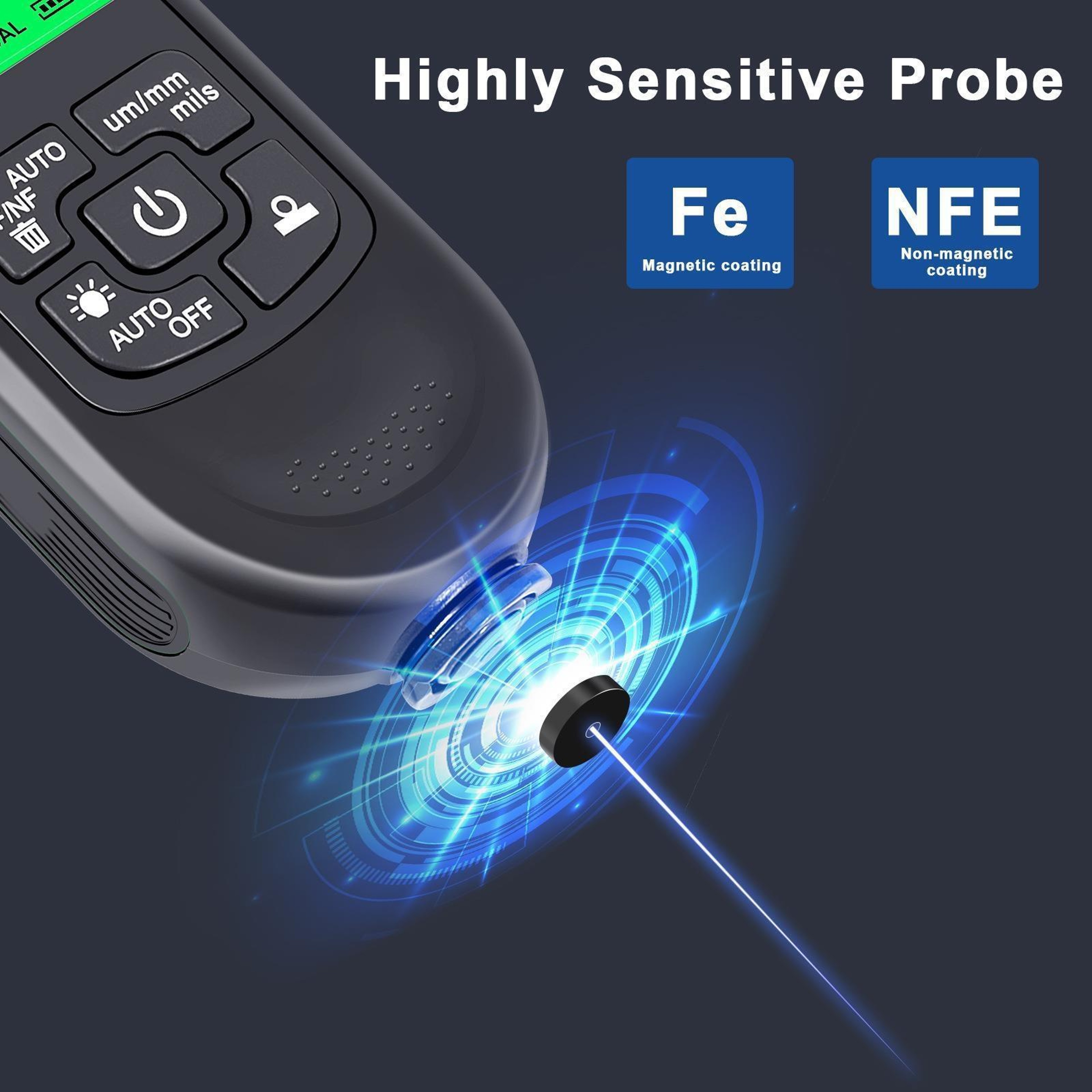 Coating Thickness Gauge High Precision Digital Paint Thickness Gauge For Automotive And Industrial  7