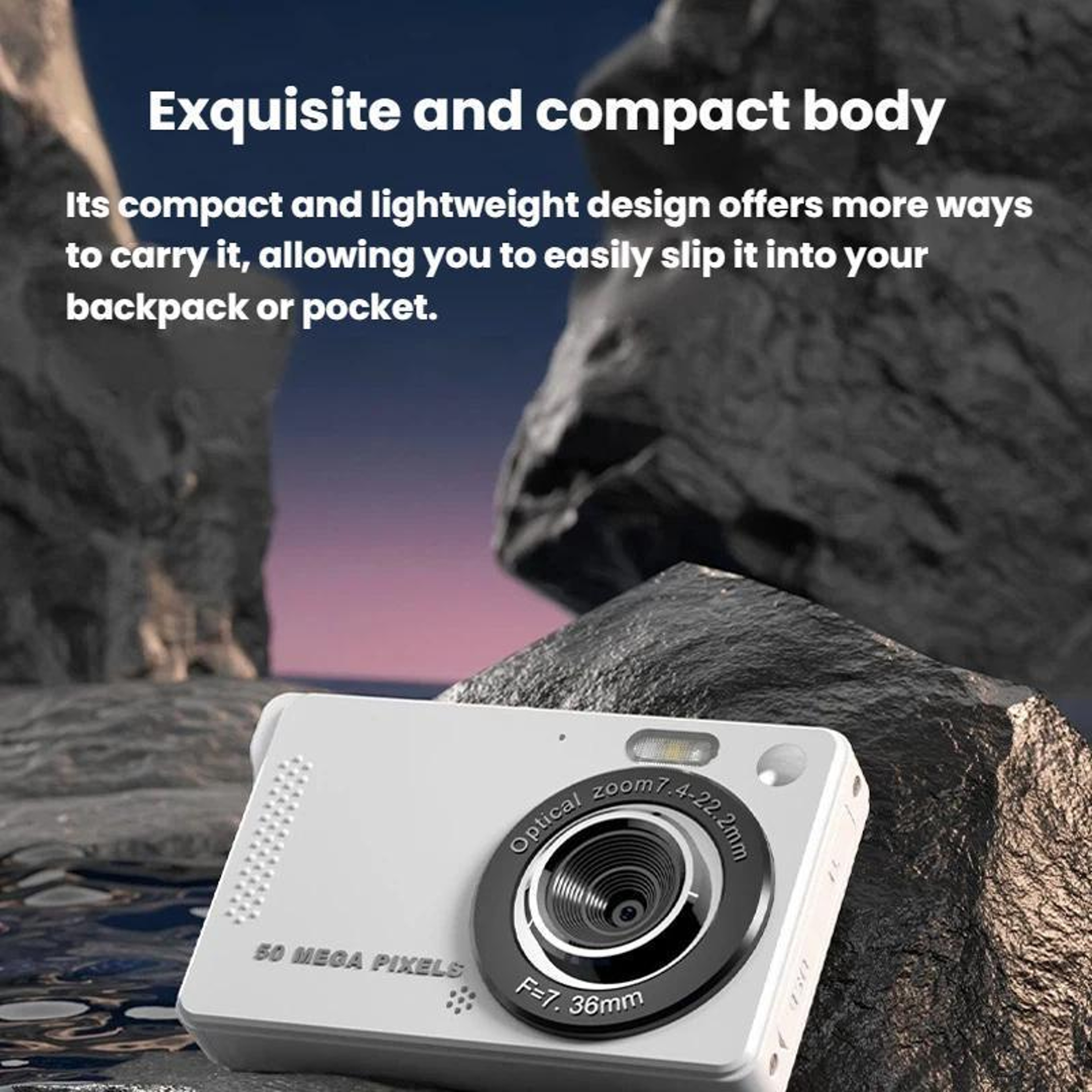 M08 Retro Digital Camera with 50MP Photos, Autofocus and OTG Transfer – view 6