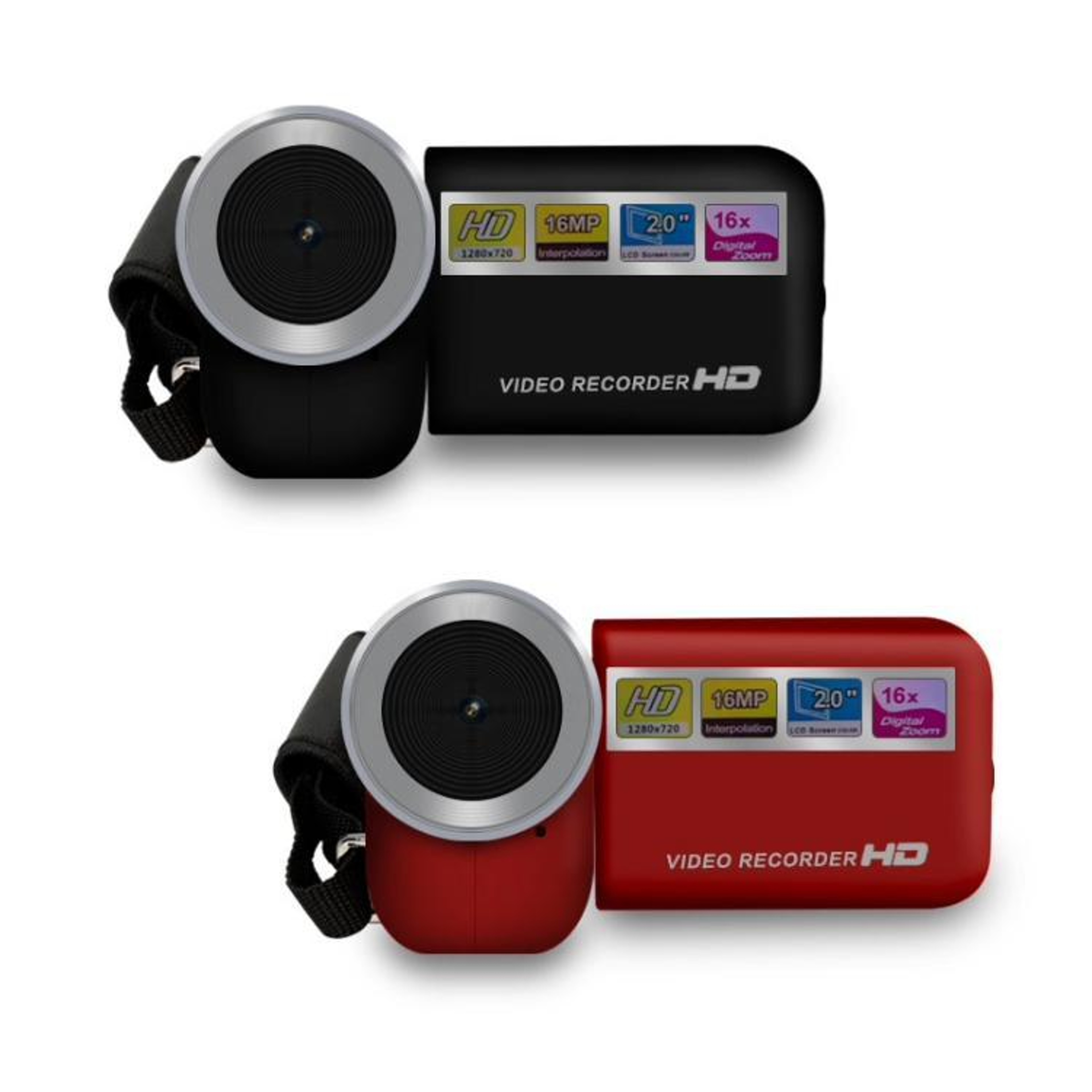 16MP Compact Digital Camera With 16X Zoom 2Inch LCD  AntiShake 1
