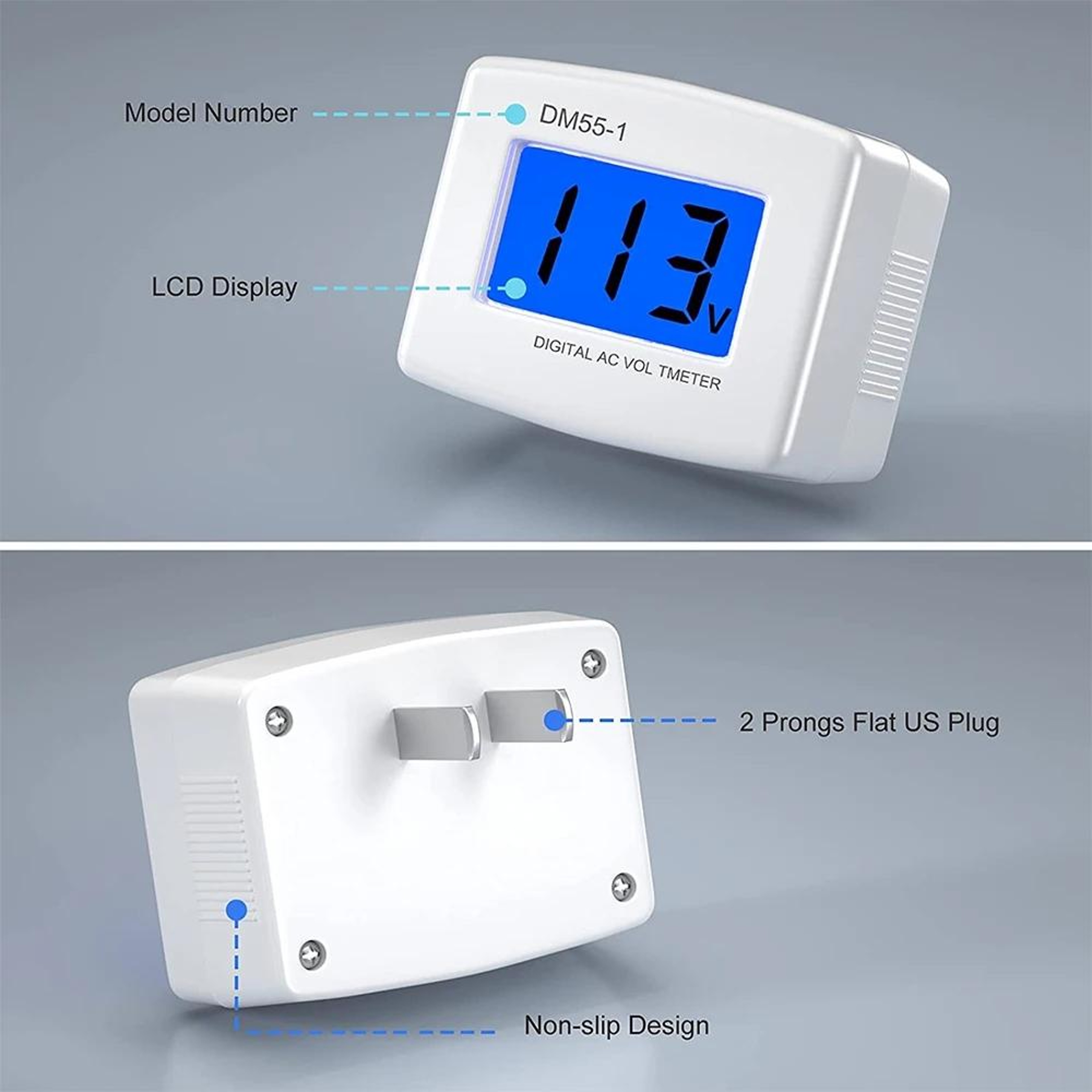 LCD Digital Voltmeter AC, Voltage Tester – view 7