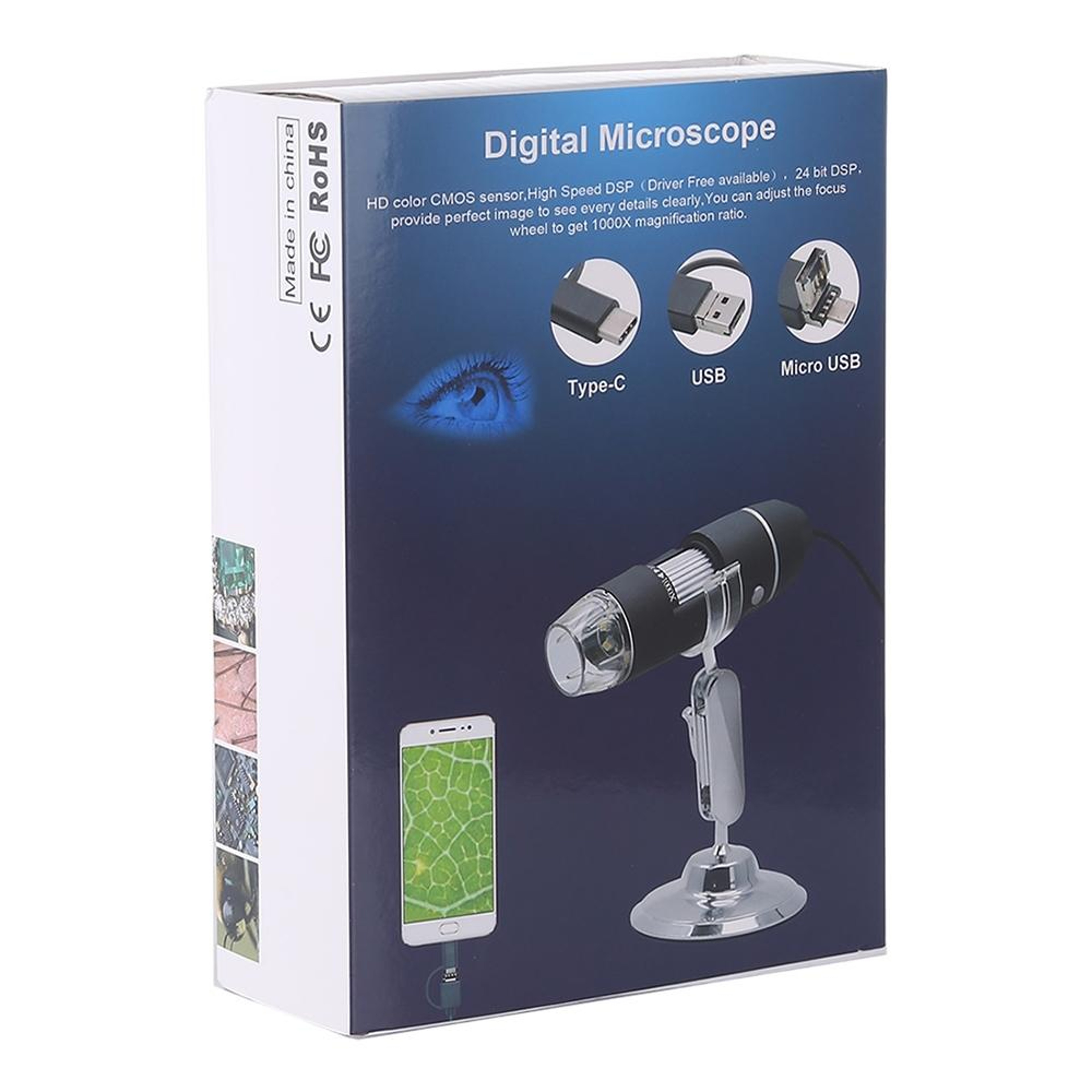 1600X USB Digital Microscope with 8 LED Lights and 3-in-1 Connectivity – view 4
