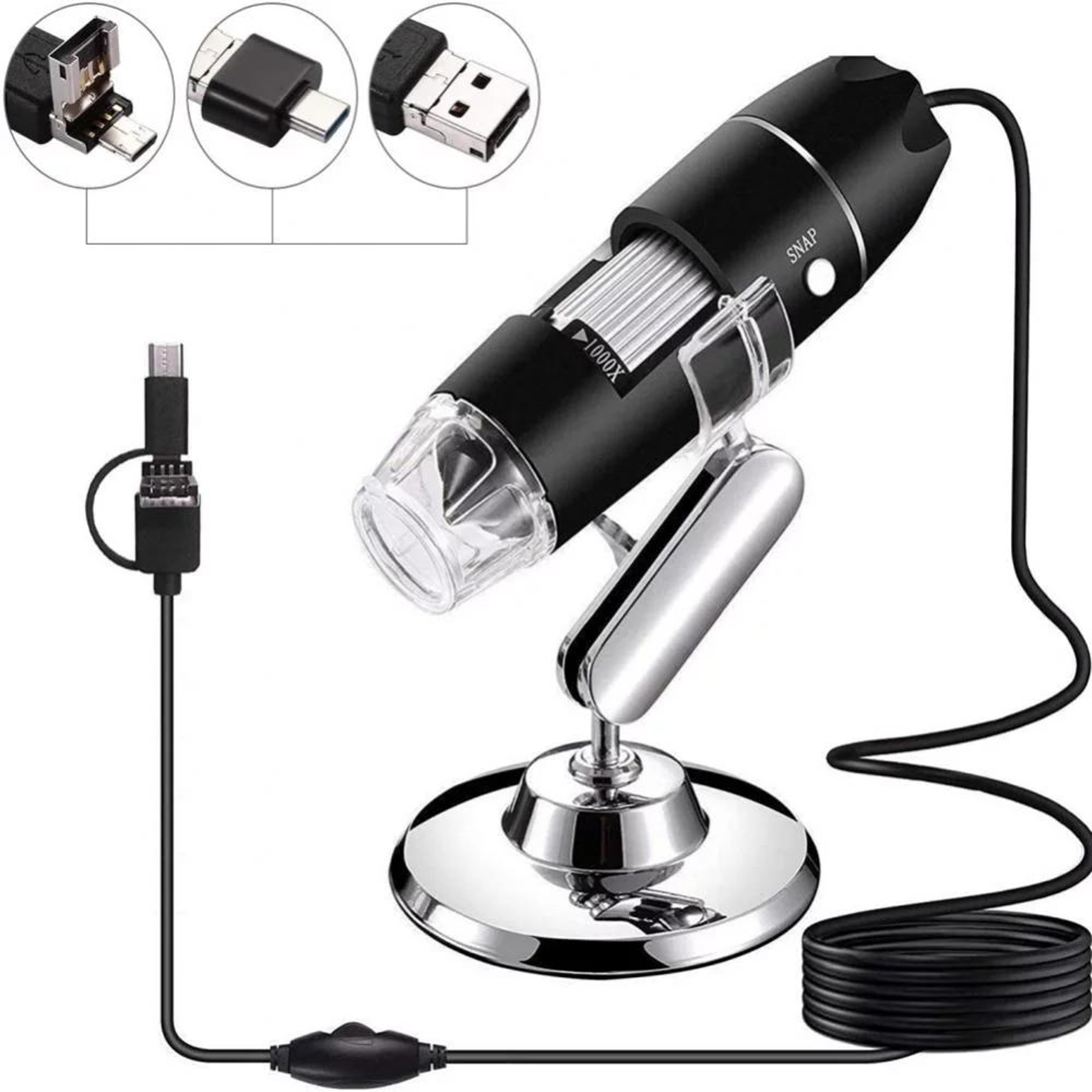 1600X USB Digital Microscope with 8 LED Lights and 3-in-1 Connectivity – view 10