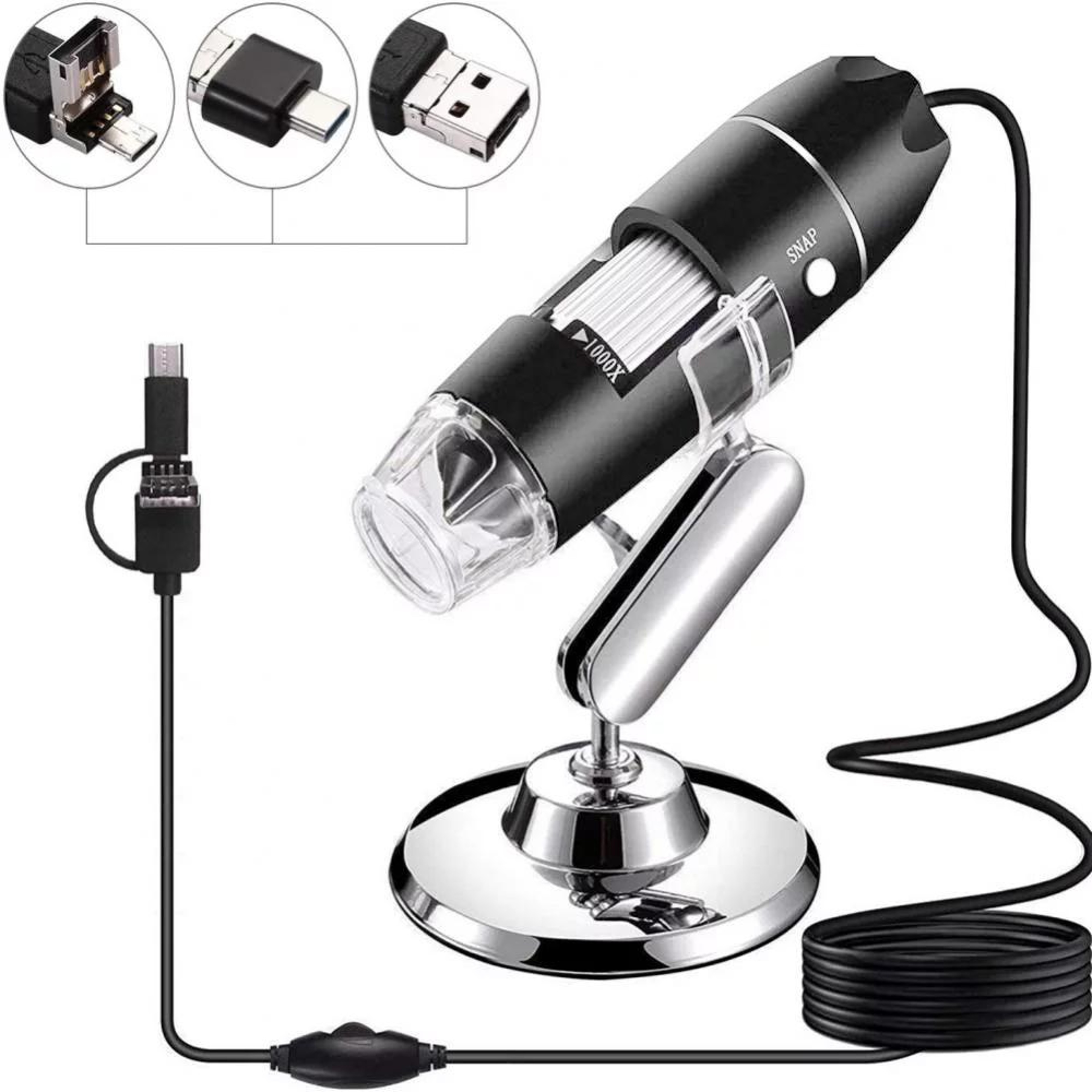 1600X USB Digital Microscope with 8 LED Lights and 3-in-1 Connectivity – view 11