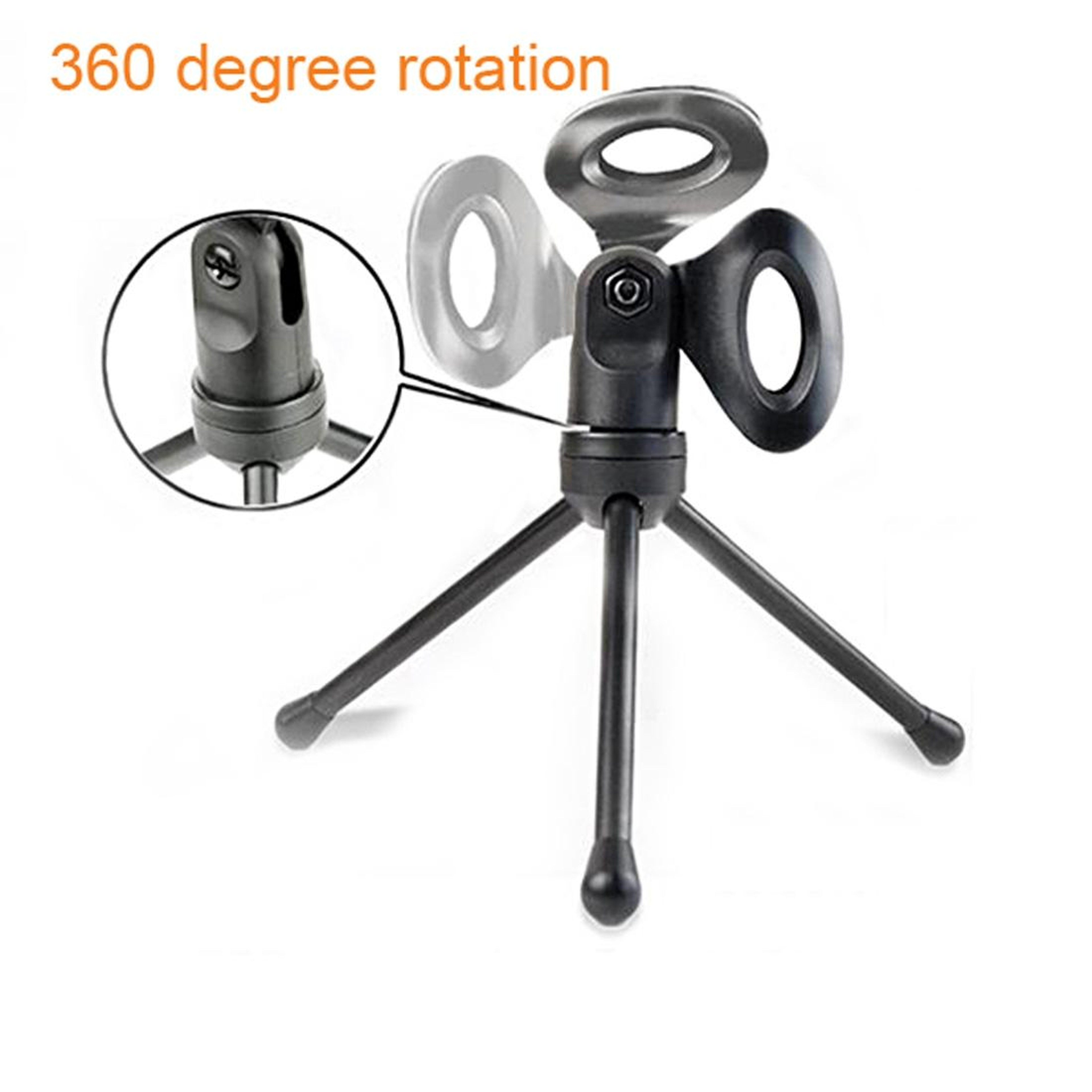 Condenser Microphone with Adjustable Tripod Stand for Recording, Streaming and Gaming – view 5