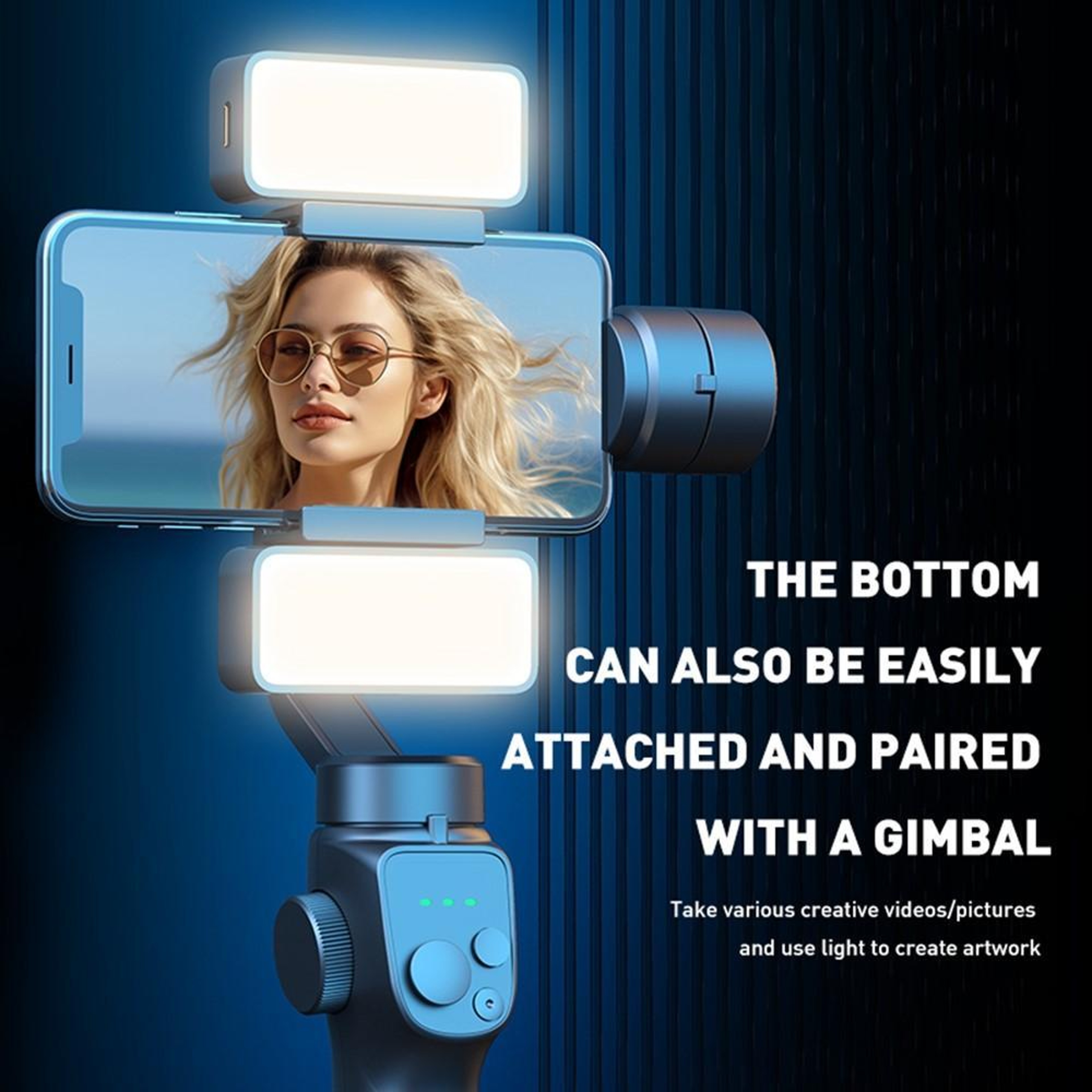 A8 Magnetic Phone Fill Light, Portable LED Video Light for Vlogging & Photography – view 5