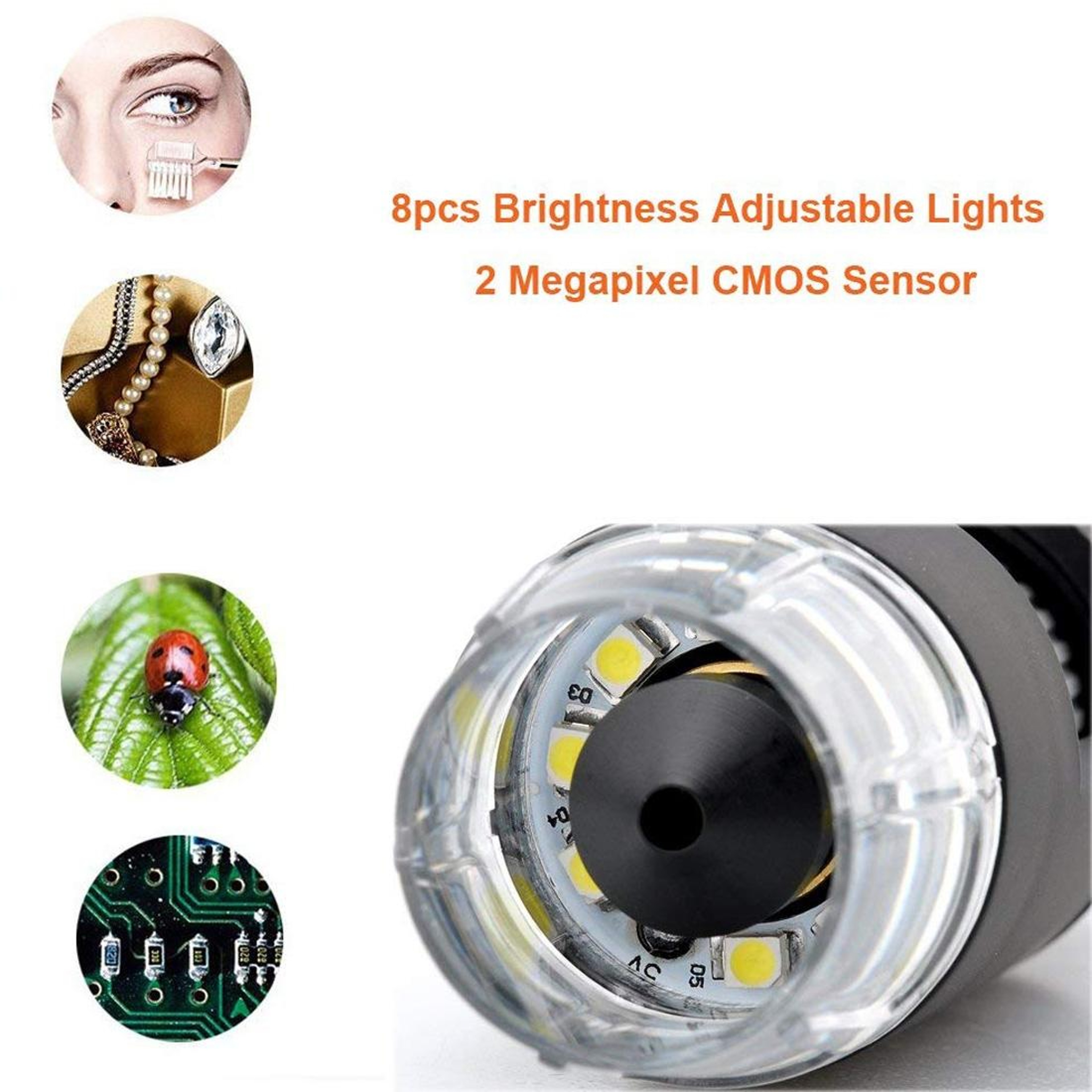 Digital Microscope With Adjustable LED Lighting And Professional Stand 6