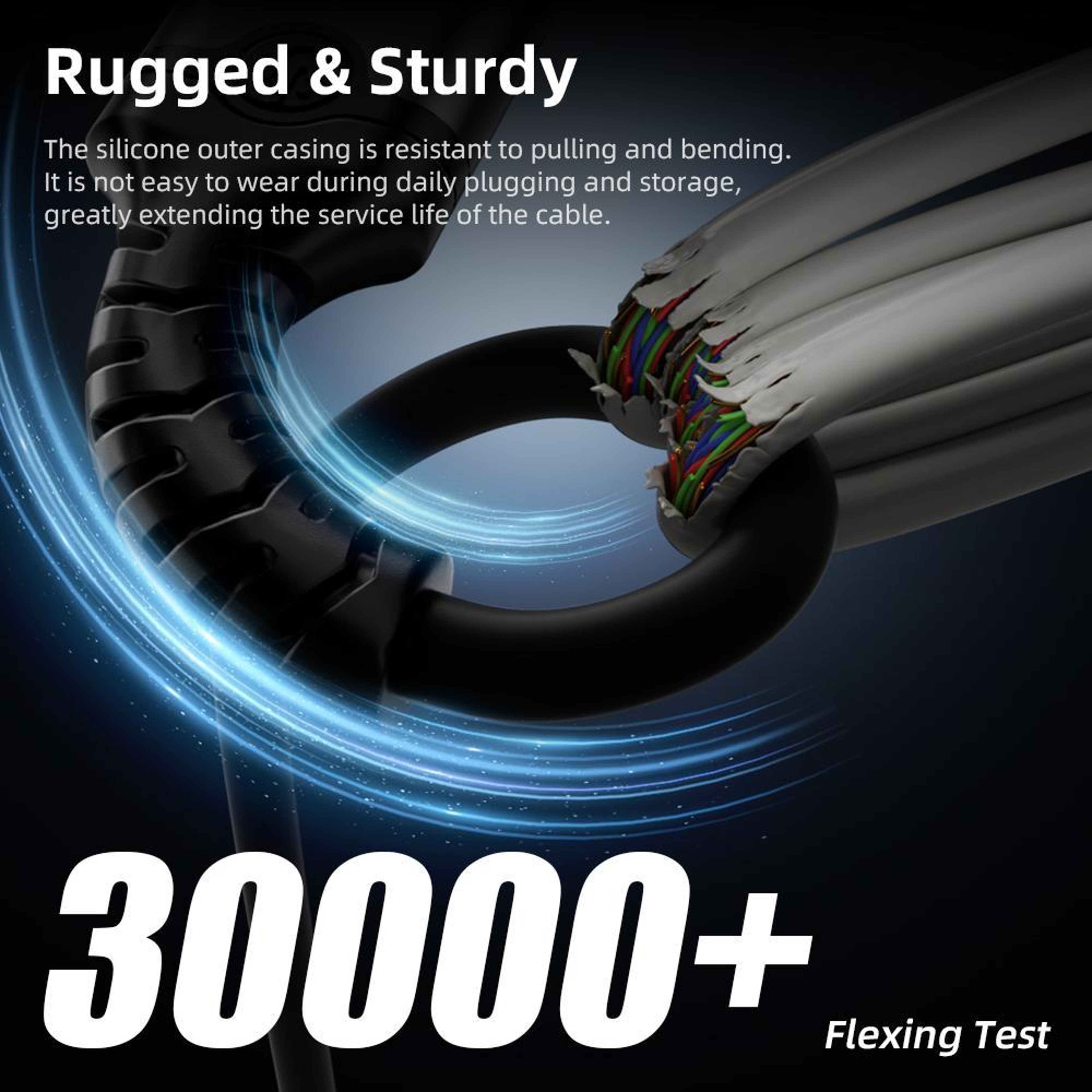 16K 60Hz HDMI Cable Flexible Silicone Screen Mirroring Cable 6
