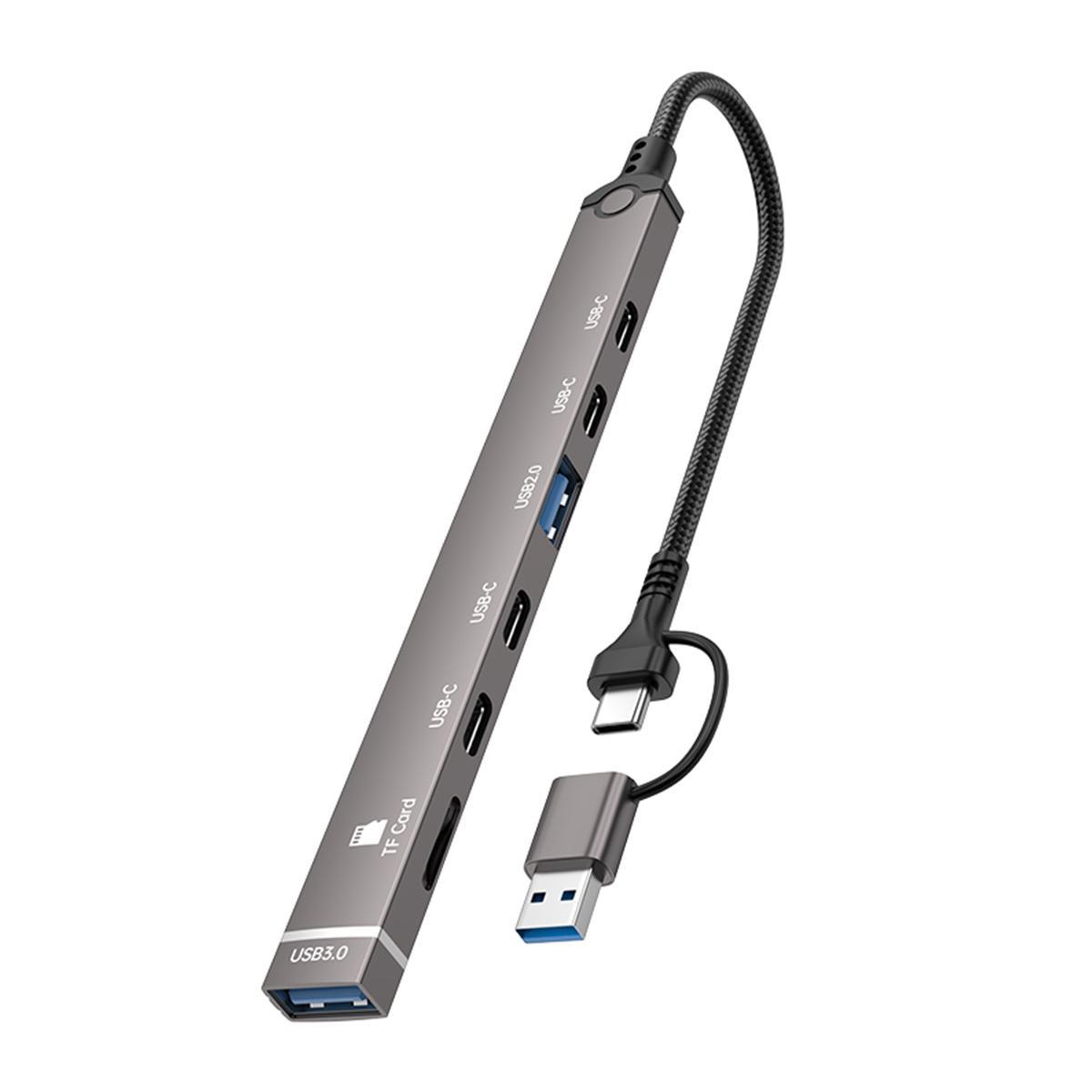 7-Port USB-C Hub with TF Card Reader and USB-A Dual Input – view 10