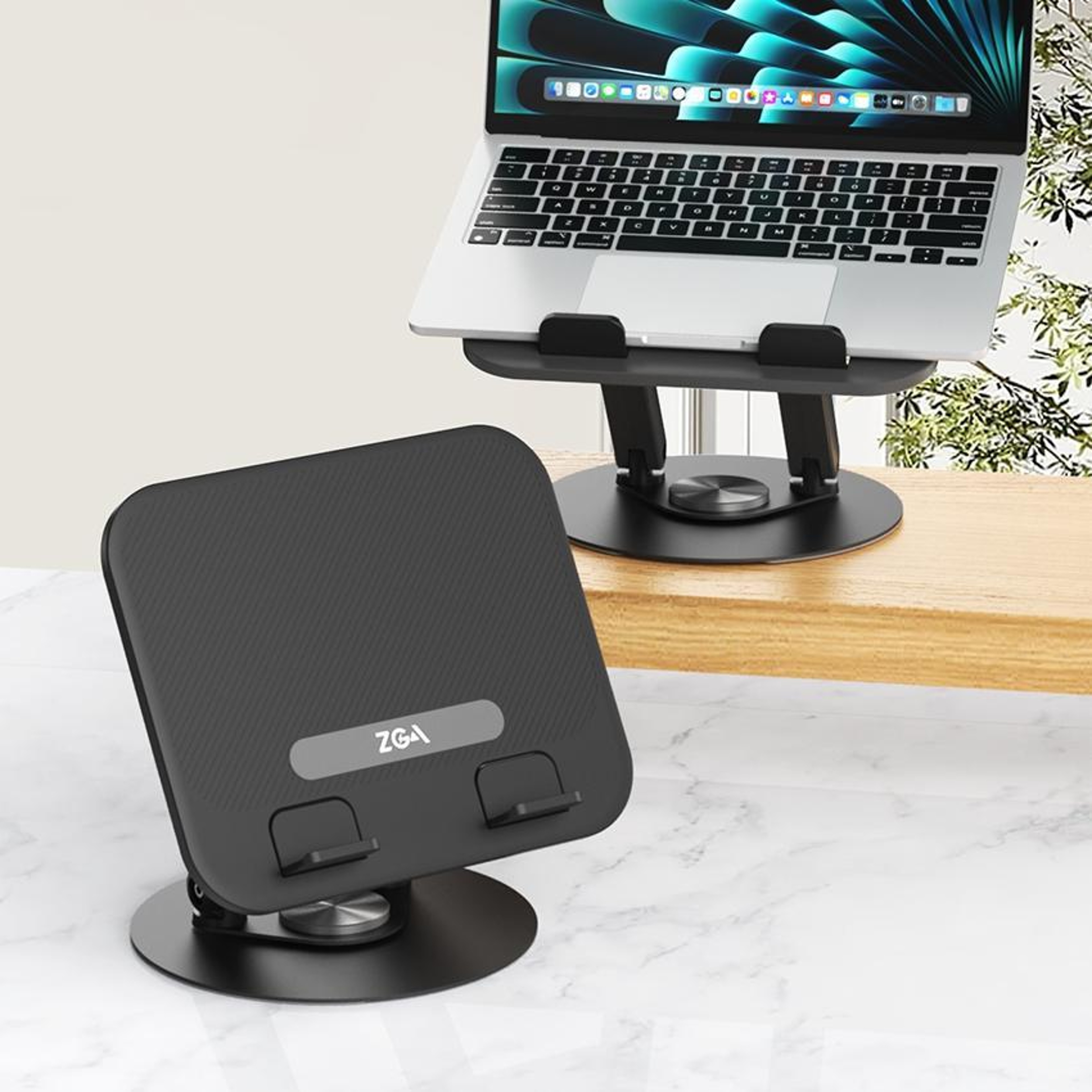 360 Rotating Adjustable Laptop Stand With Ergonomic Height Support 0