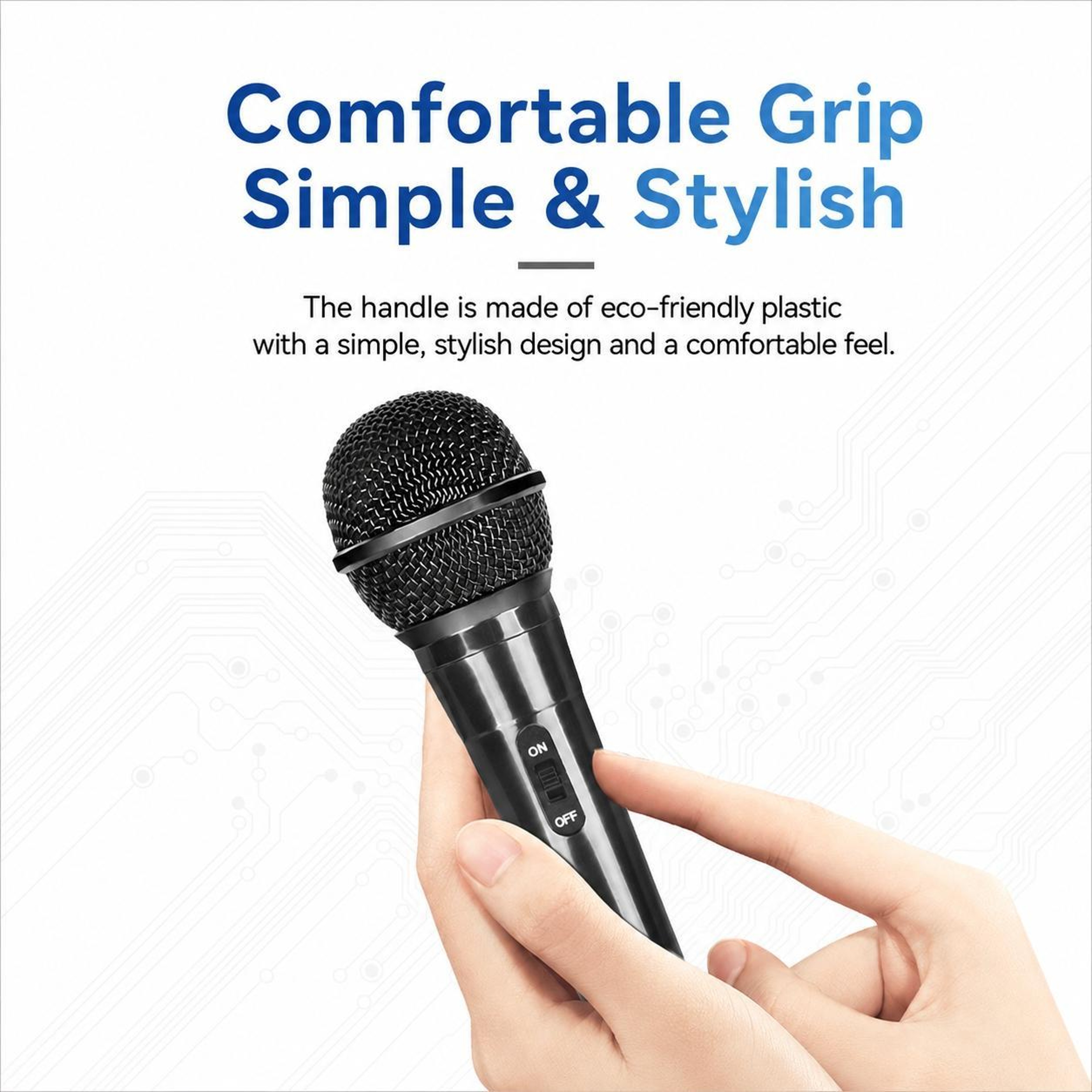 Wired Dynamic Karaoke Microphone With 3m Cable 2