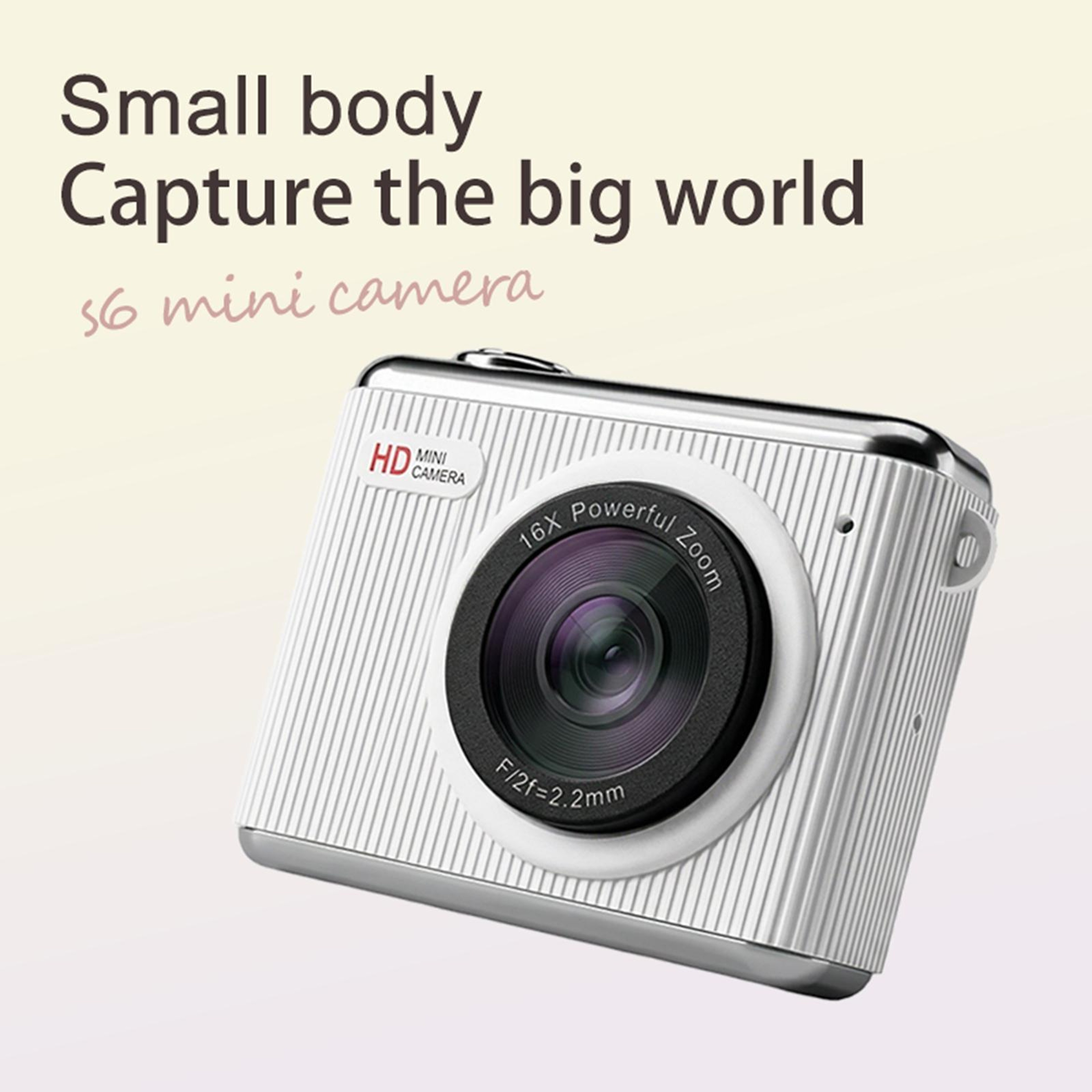 S6 Mini Retro Digital Camera With 14Inch IPS Screen And 16X Zoom 4