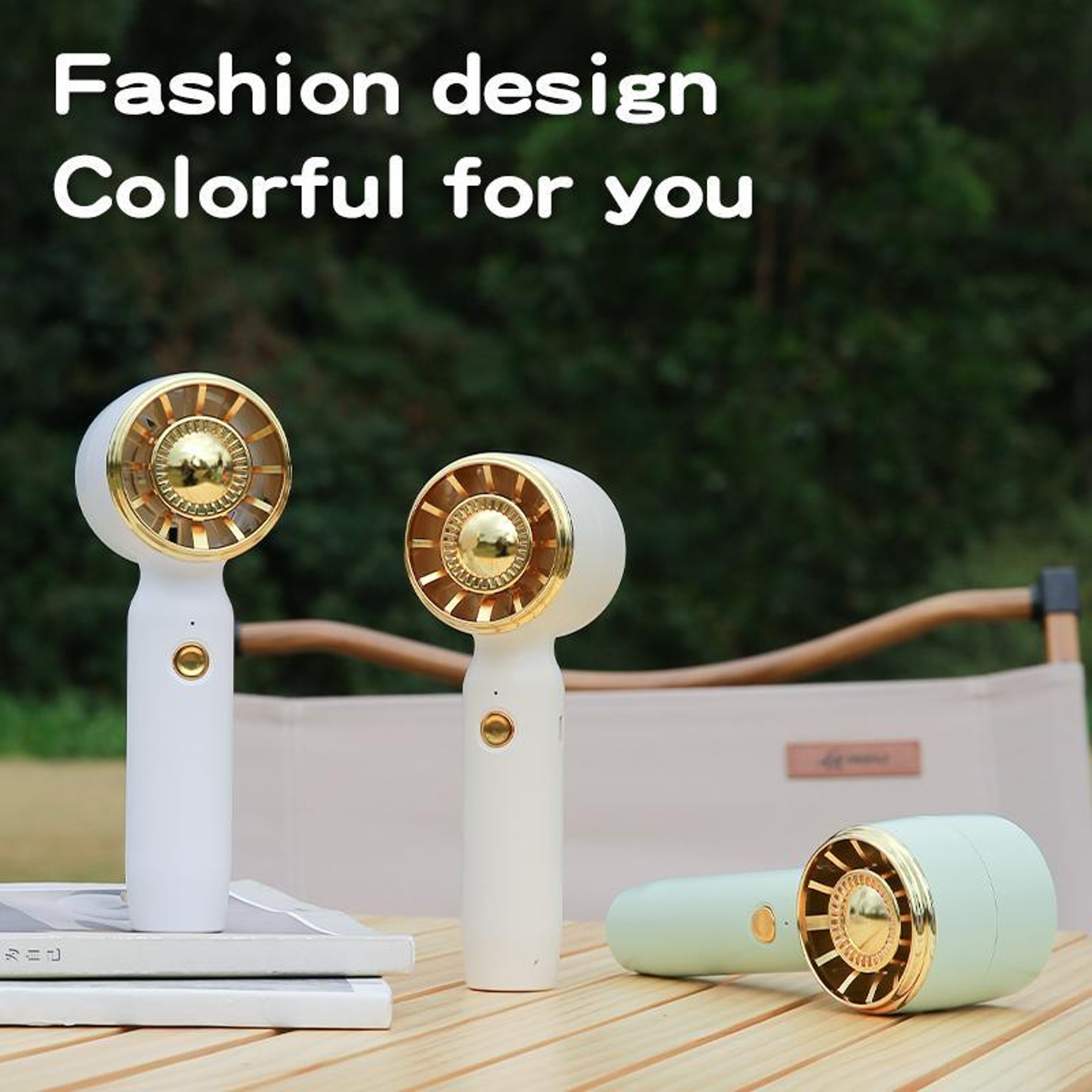 High-Speed Handheld Fan with 3 Speeds, Rechargeable Mini Fan – view 8