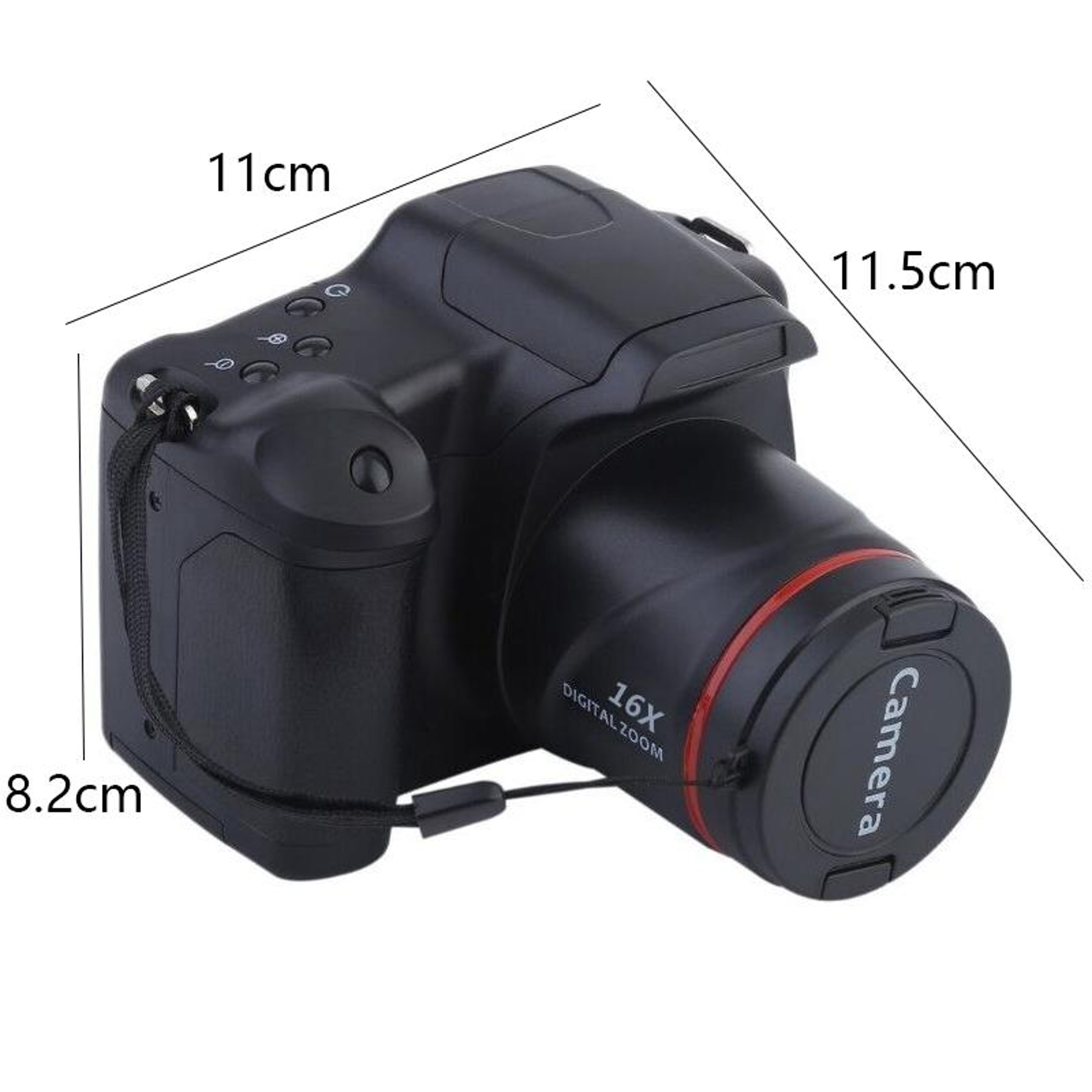 16X Zoom Digital Camera with 16MP CMOS Sensor and 720p HD Video – view 3