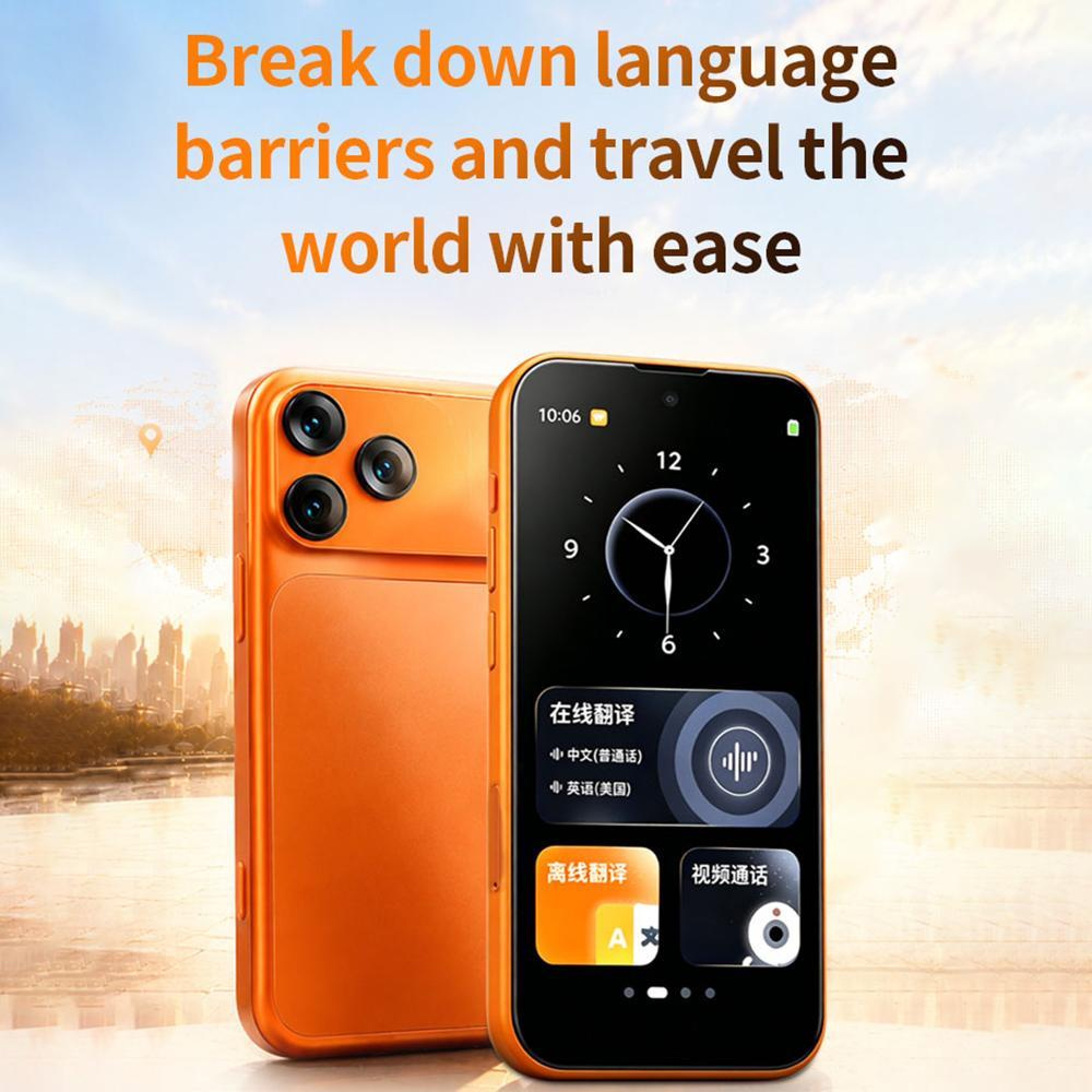 F80 Pro AI Translator Device with Real-Time Voice Translation, Photo Translation and Video Calling – view 3