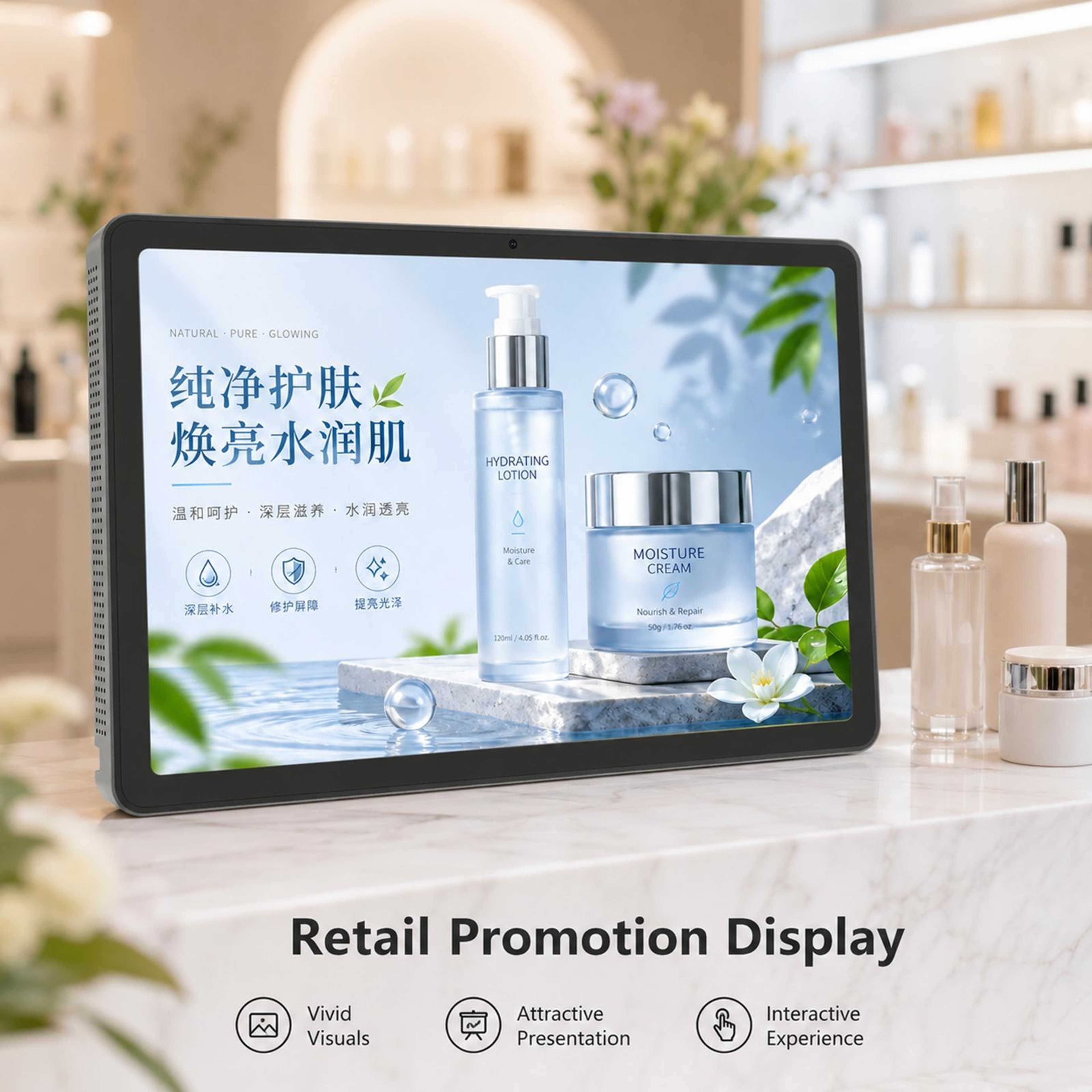 1095Inch Digital Signage Display With Android 14 10Point Touch 8