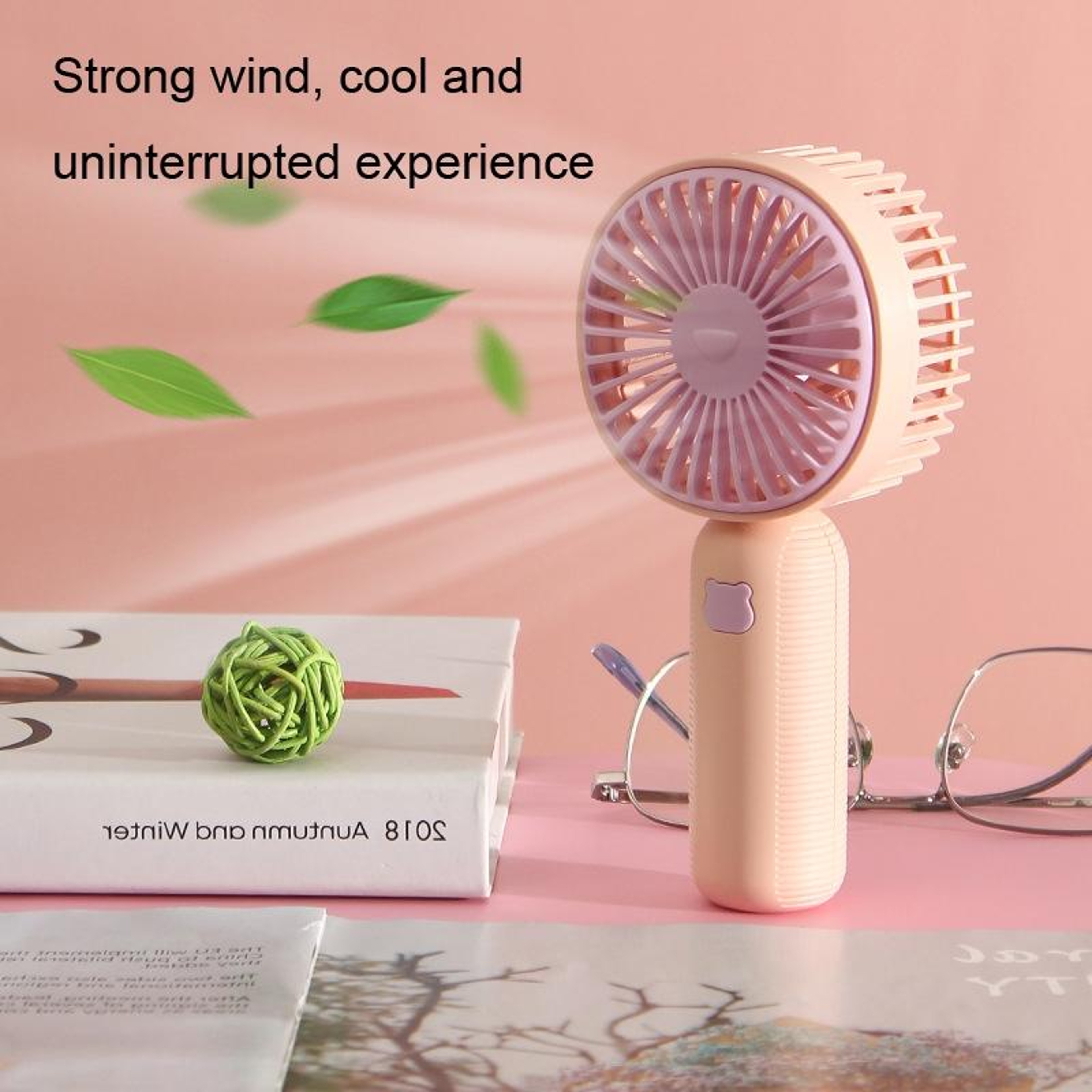 Portable Handheld Fan And Mini Desk Fan With USB Rechargeable Battery 3