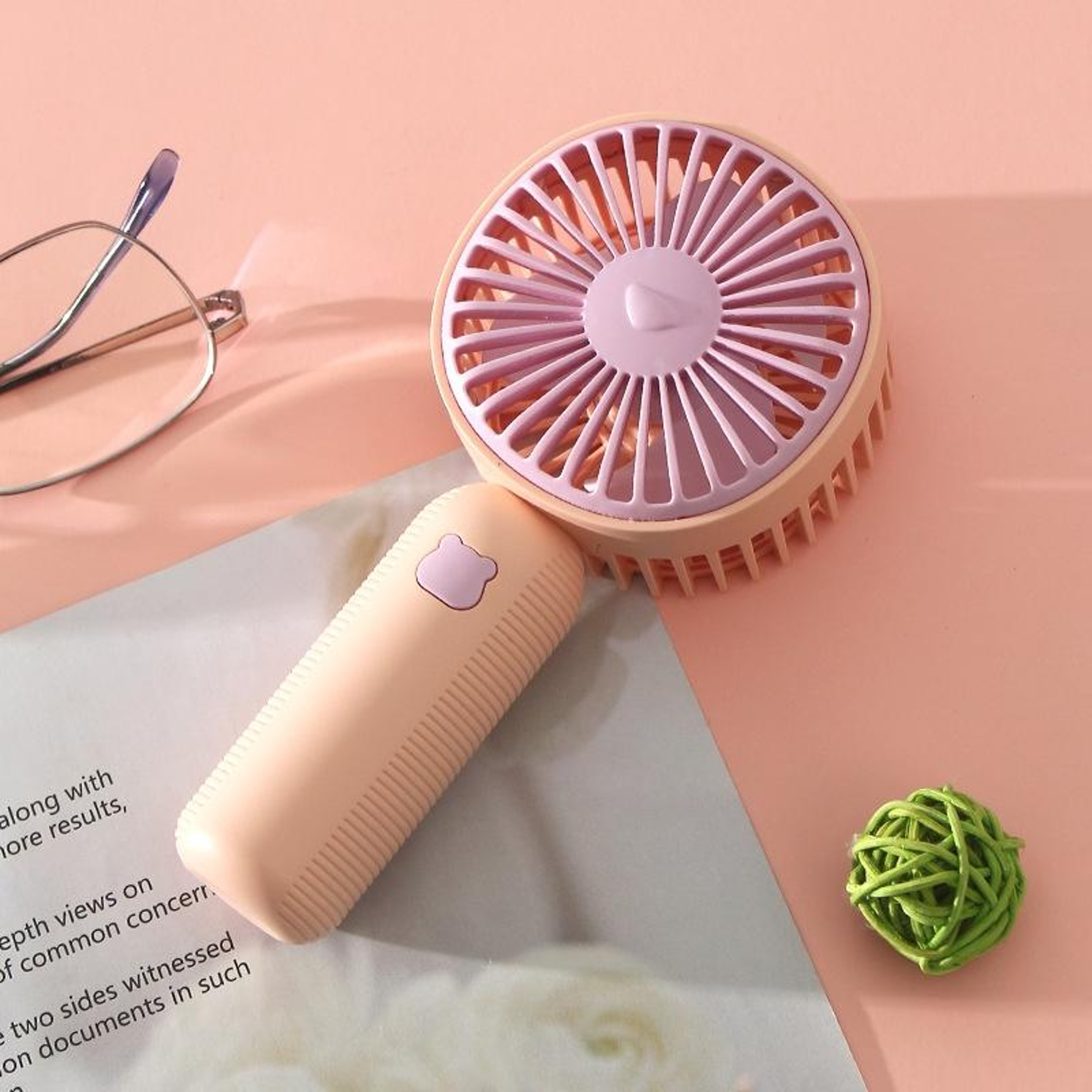 Portable Handheld Fan And Mini Desk Fan With USB Rechargeable Battery 8