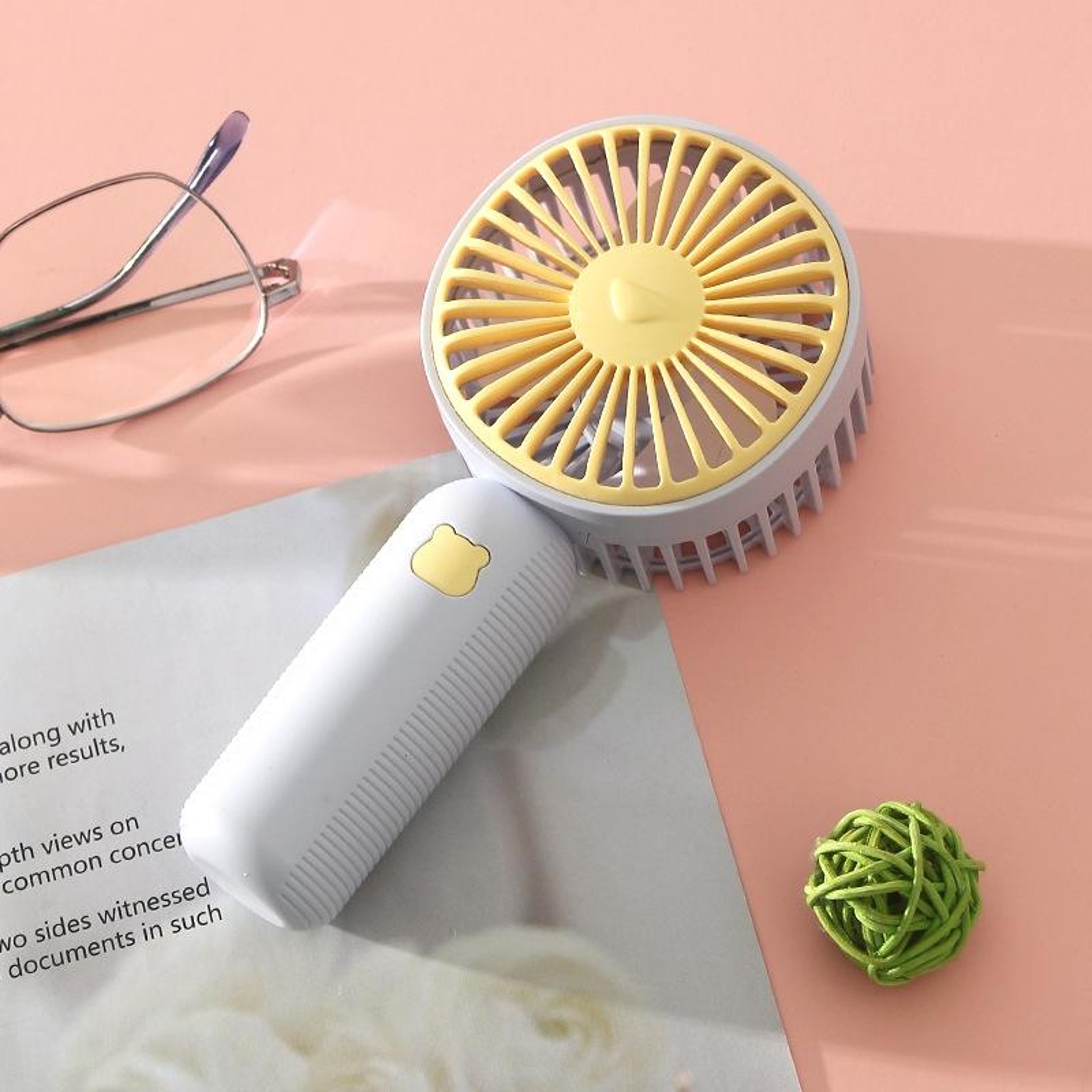 Portable Handheld Fan And Mini Desk Fan With USB Rechargeable Battery 9