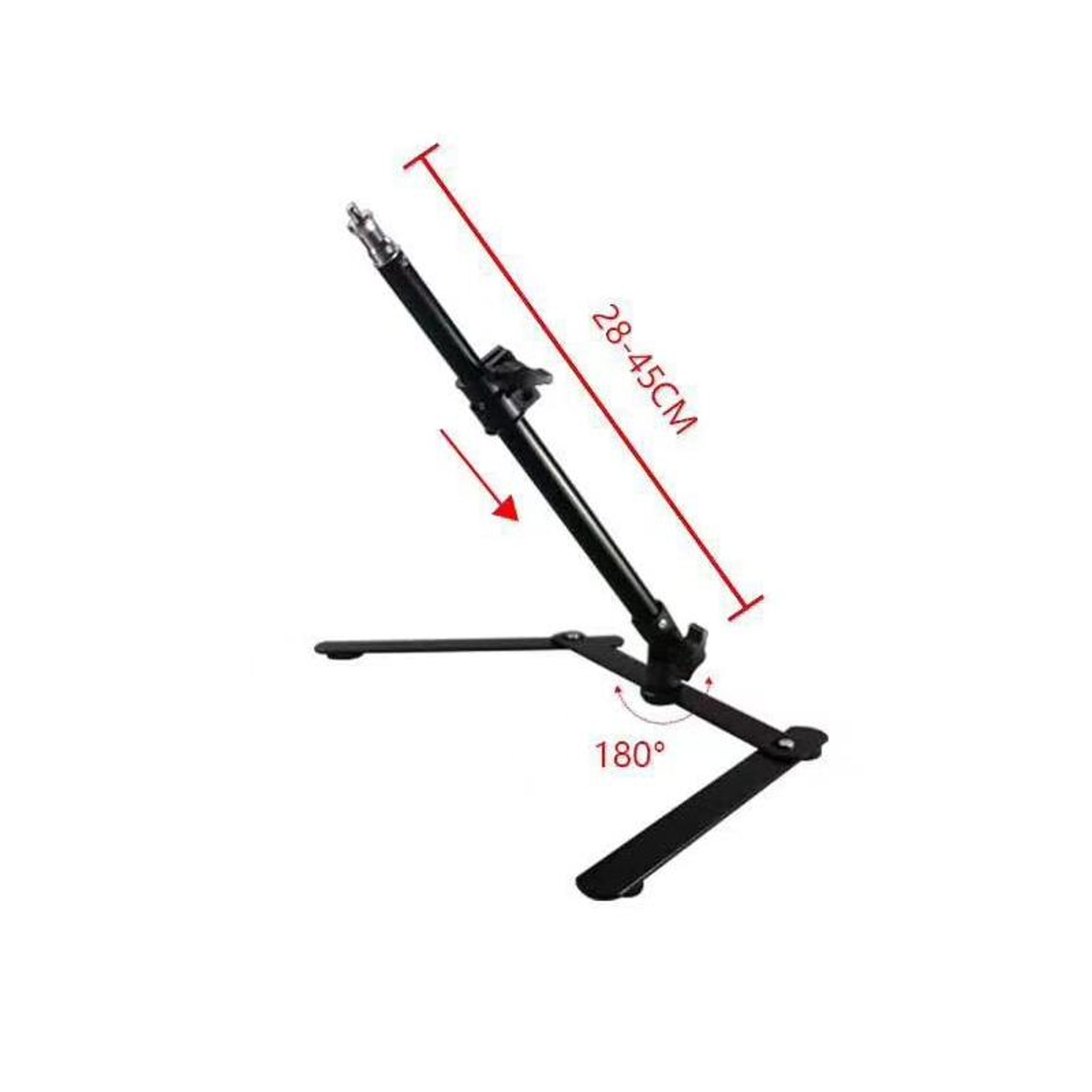 Overhead Phone Stand with Ring Light for Video Recording and Live Streaming – view 3