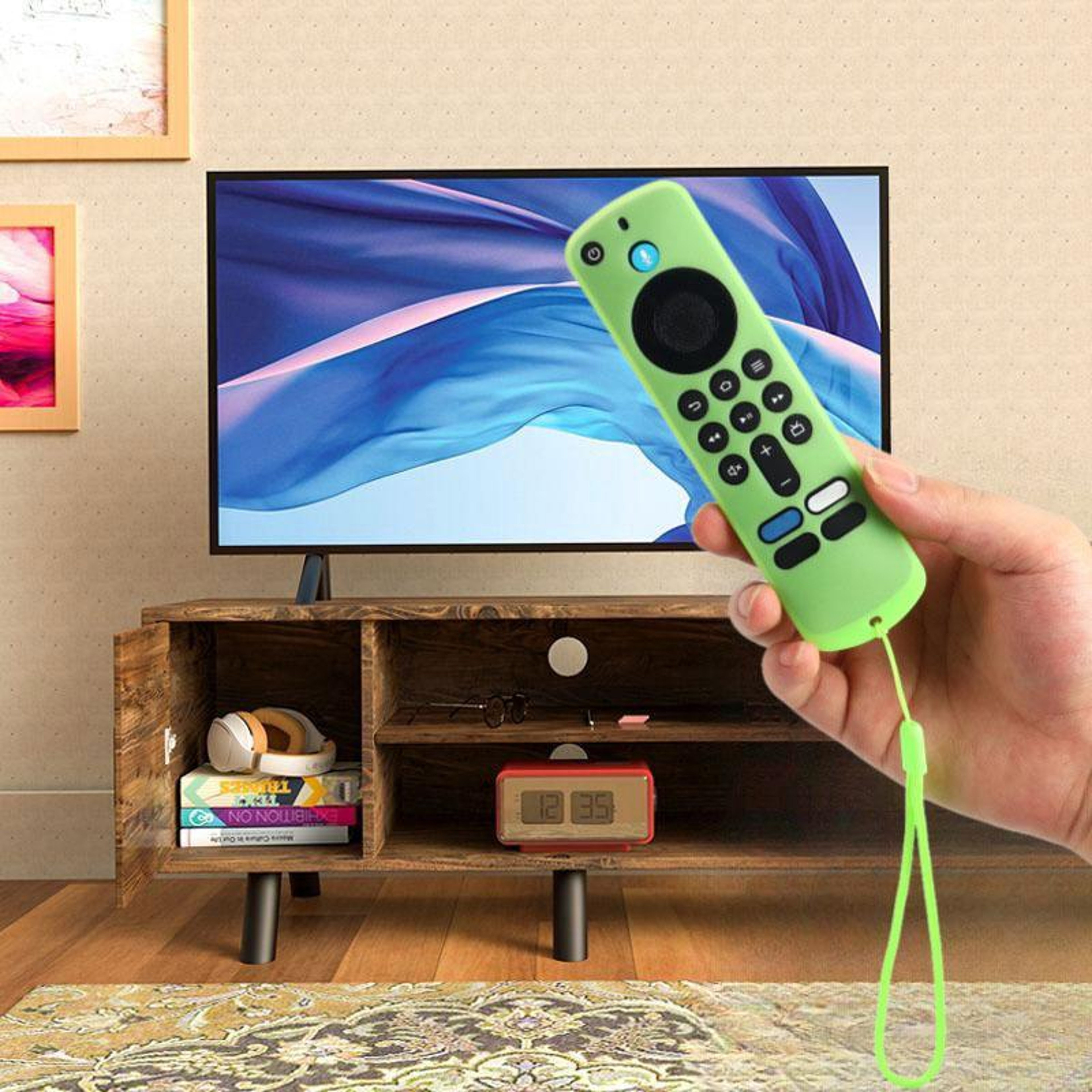 4PCS Fire TV Stick 4K 2025 Remote Case Soft Silicone Covers With Mini Straps 6