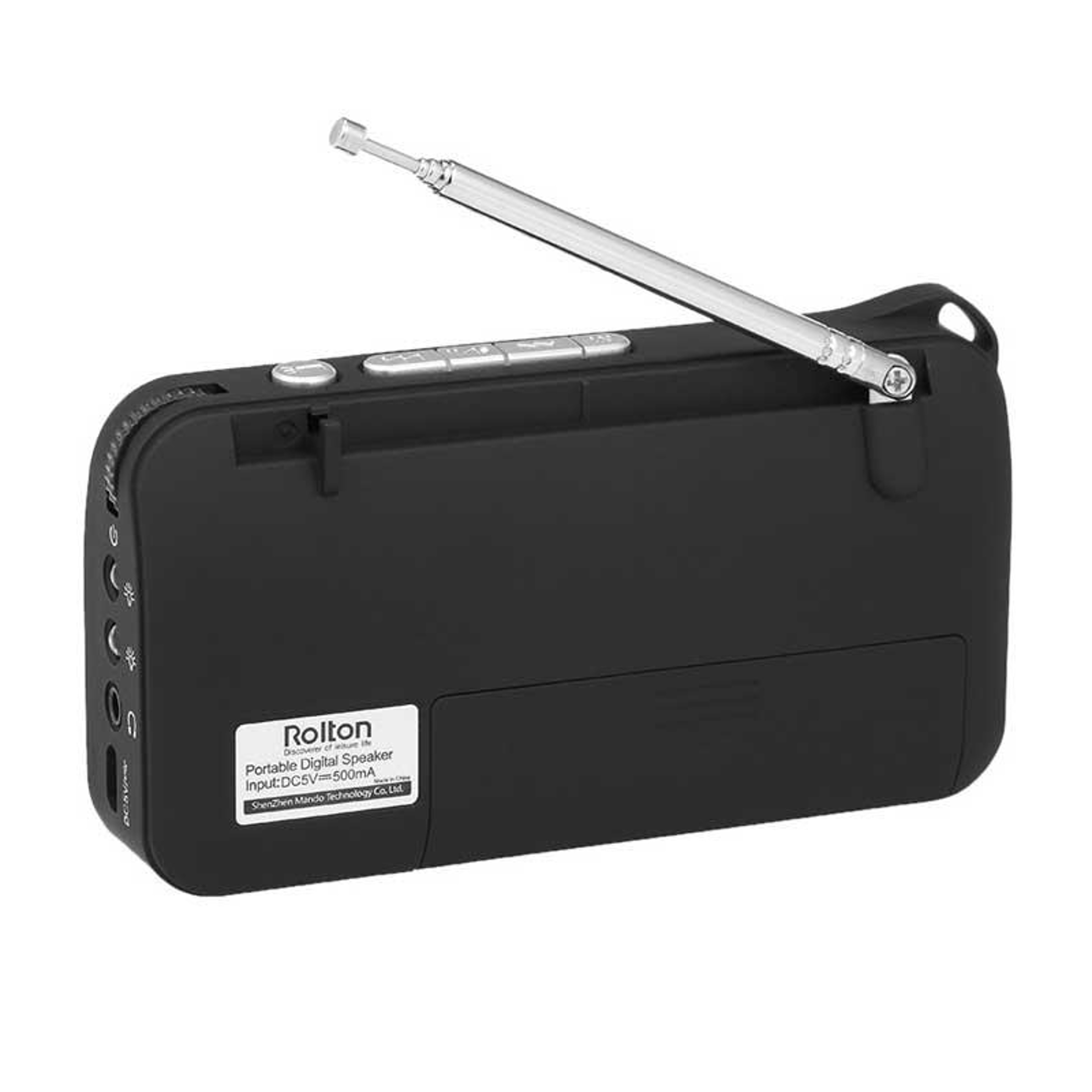 W405 Portable FM Radio With LED Display USB Music Player And TF Card Support 4