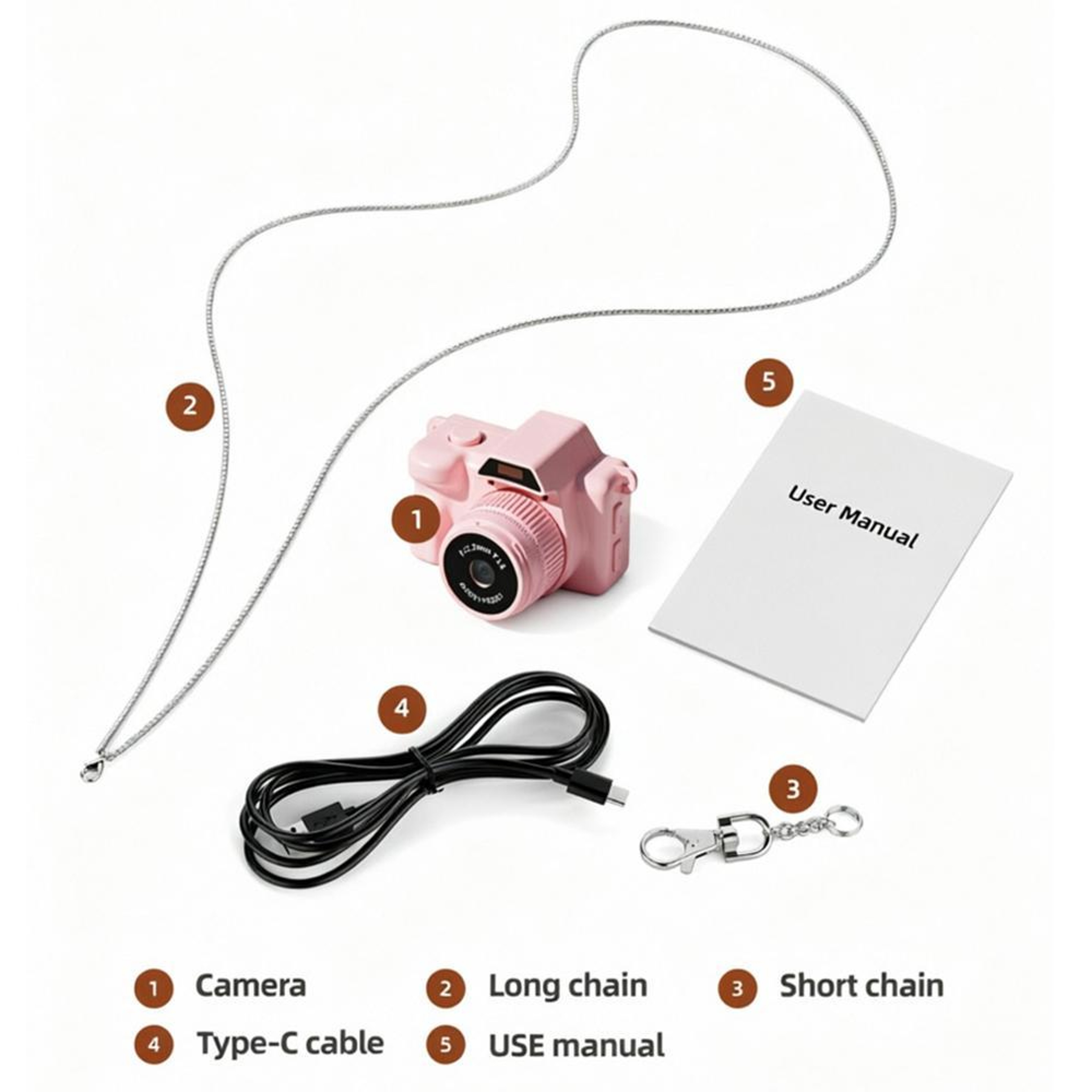 L300 2MP Mini Action Camera with 1.47-Inch Screen and Loop Recording – view 5