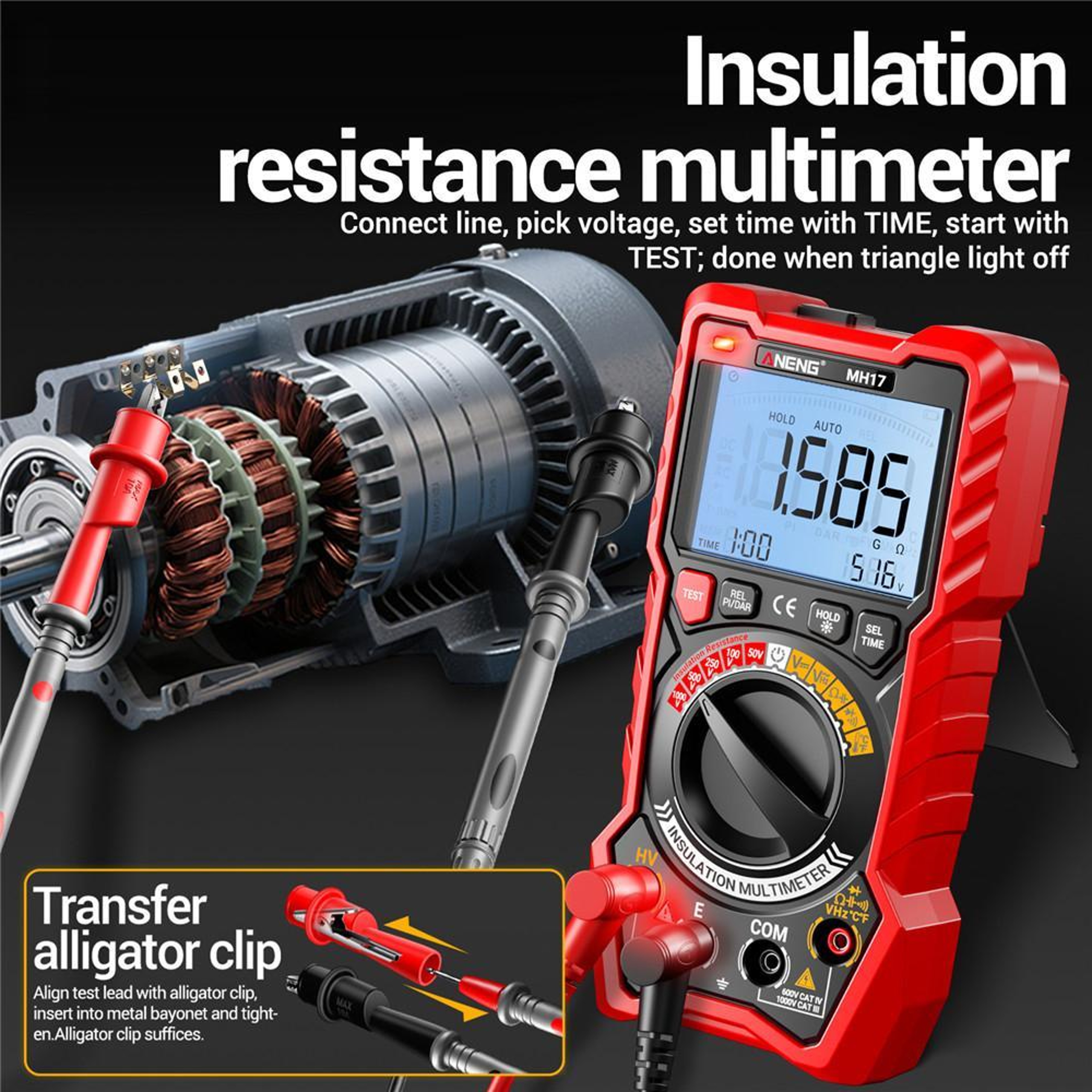Insulation Resistance Tester And Digital Megohmmeter 4