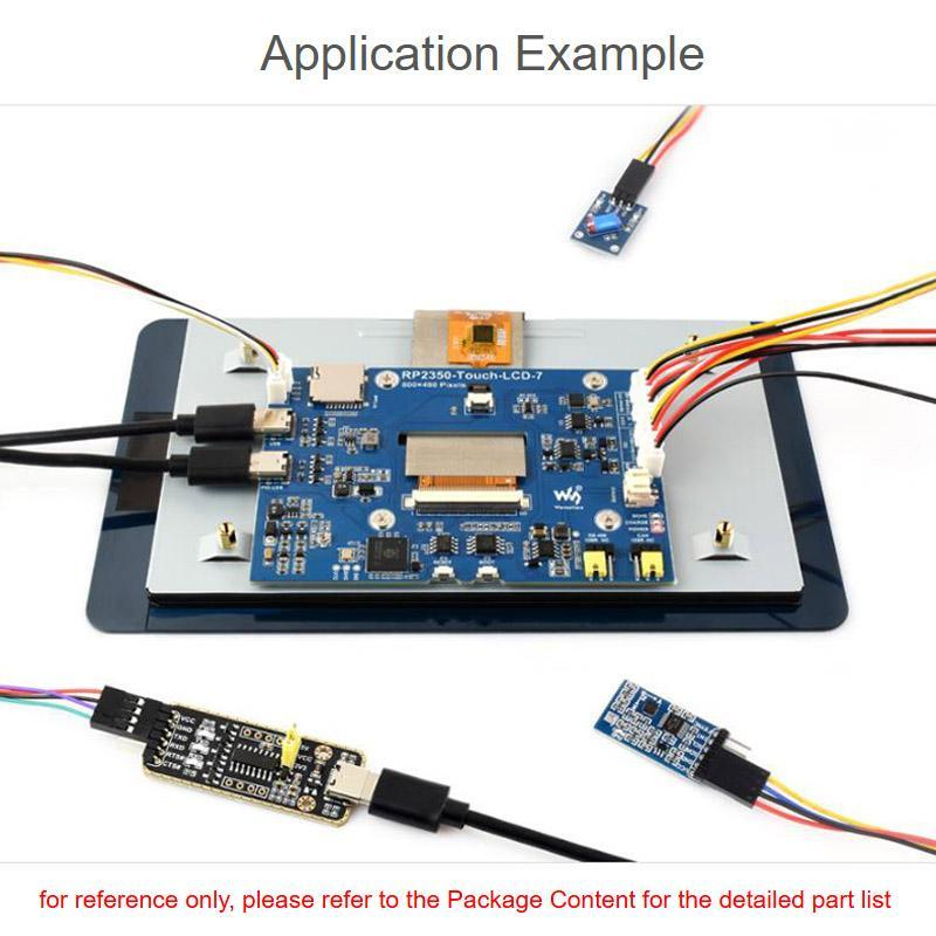 7 Inch LCD Development Board With Display And Dual Architecture 7