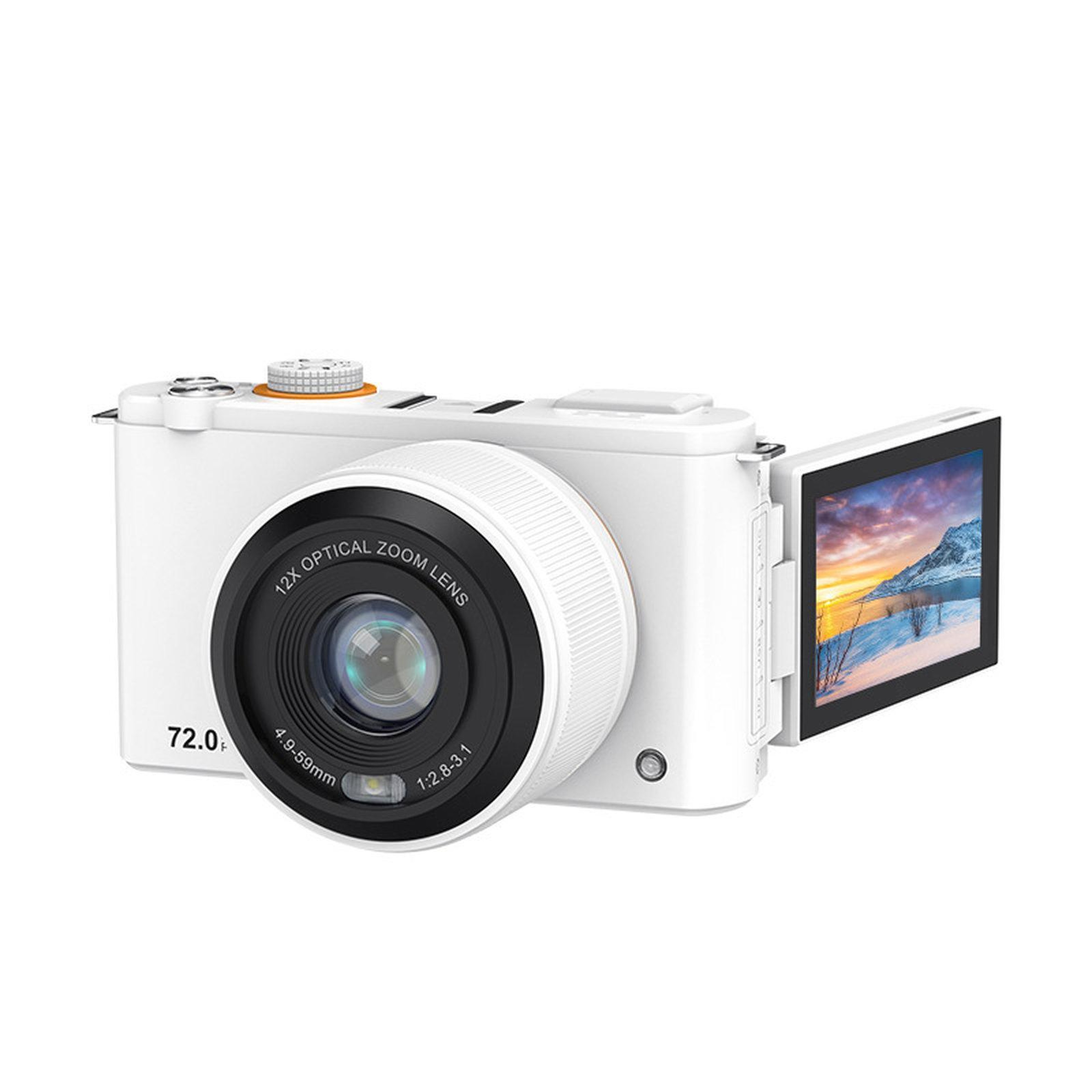 4K Vlogging Camera With 12X Optical Zoom Flip Screen And WiFi 9