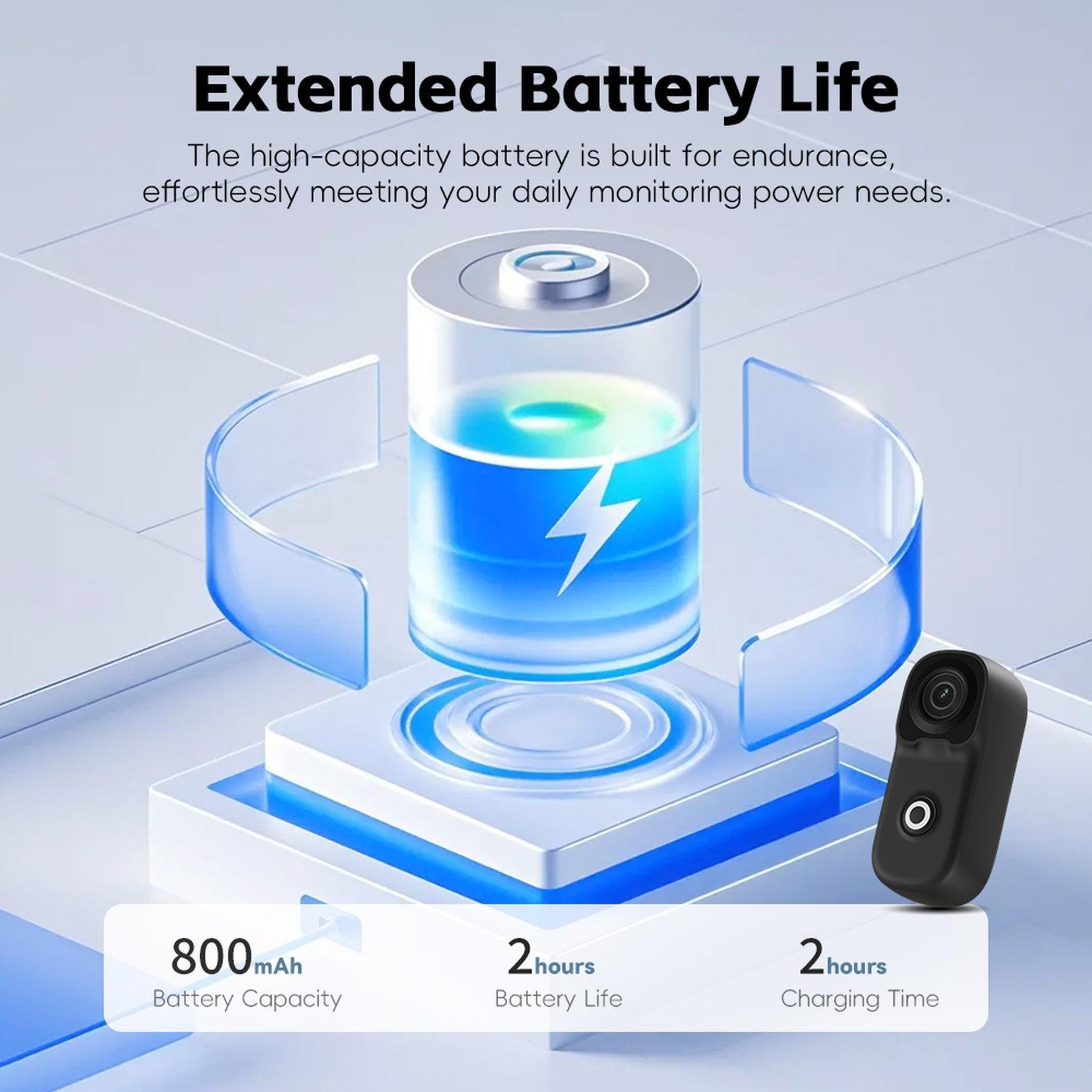 MZ02 4K WiFi Thumb Action Camera With Wide Angle Lens And Waterproof Case 2