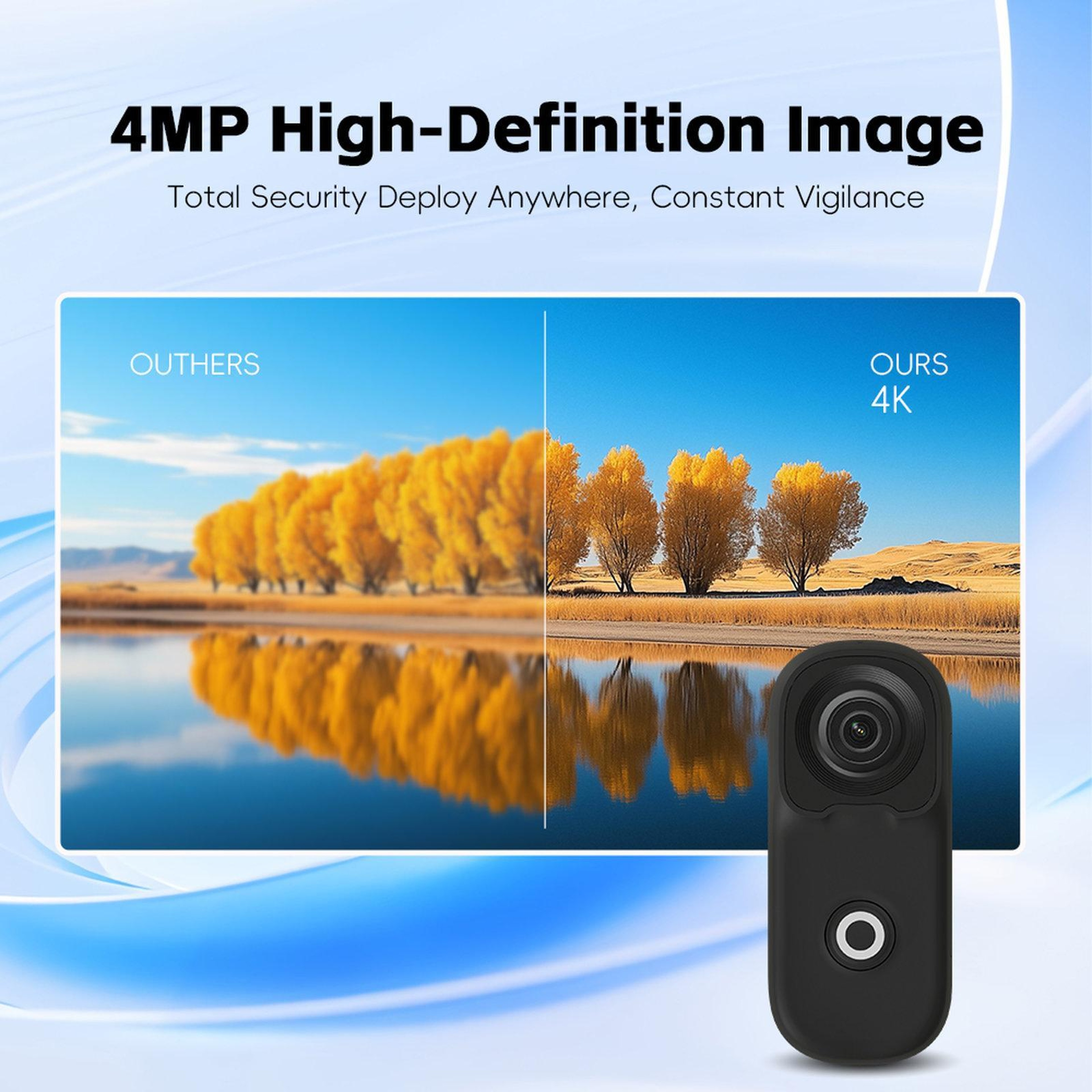 MZ02 4K WiFi Thumb Action Camera With Wide Angle Lens And Waterproof Case 3
