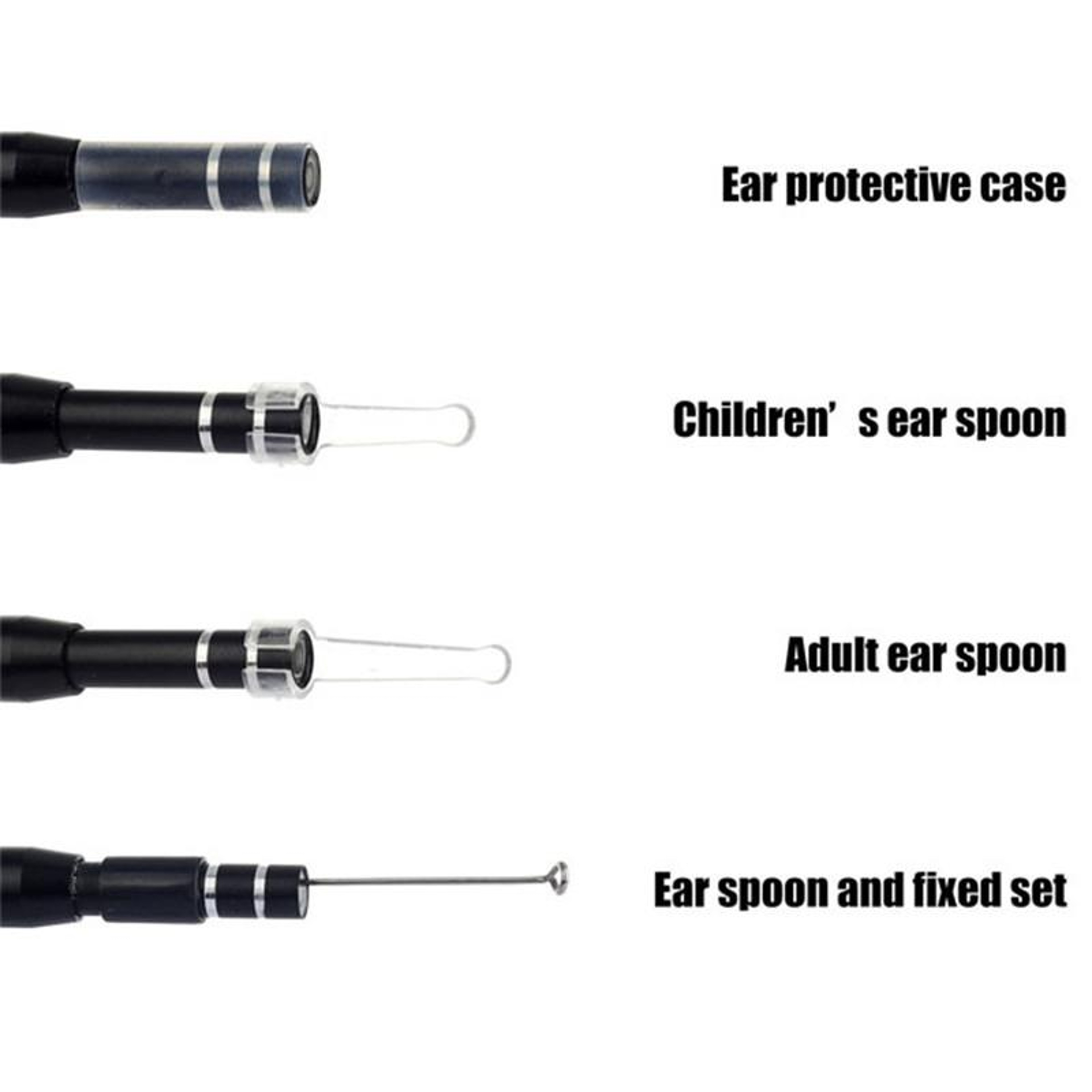 3-in-1 USB Digital Otoscope Ear Camera with 6 LED Lights for Android, Windows & Mac – view 3