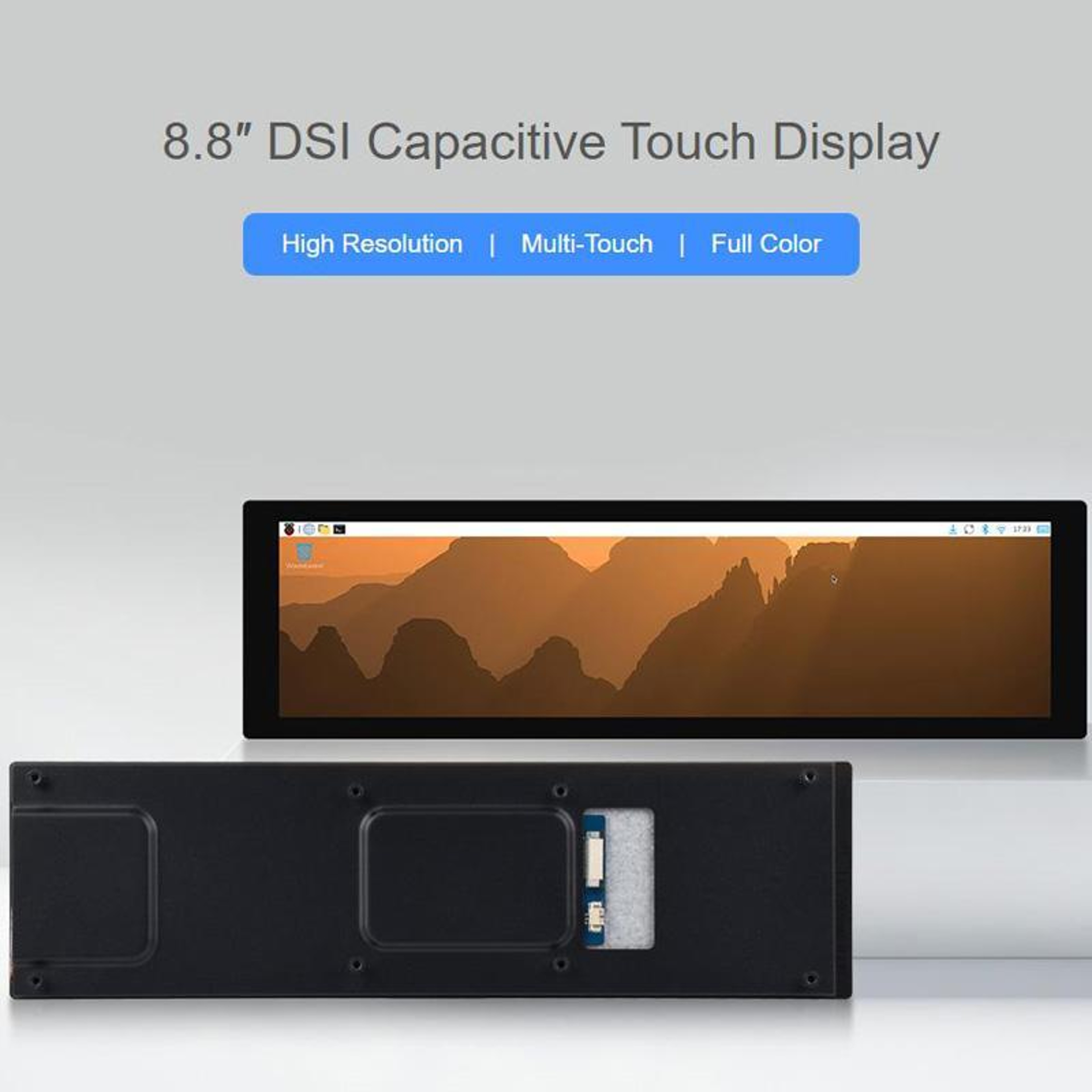 8.8 Inch DSI Capacitive Touch Display 10-Point IPS Screen – view 2