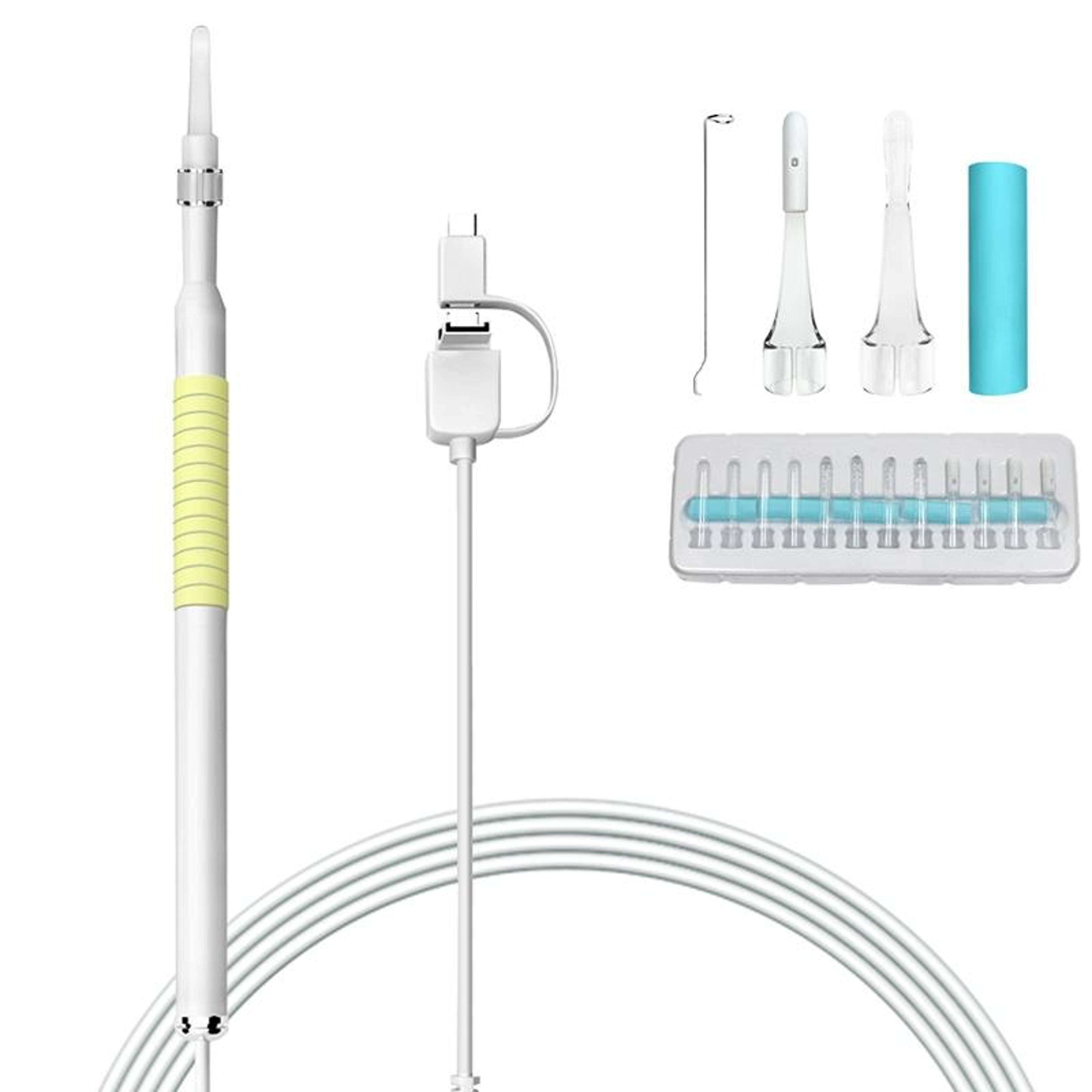 HD Ear Wax Removal Camera with 6 LED Lights and 5.5mm Digital Otoscope – view 11