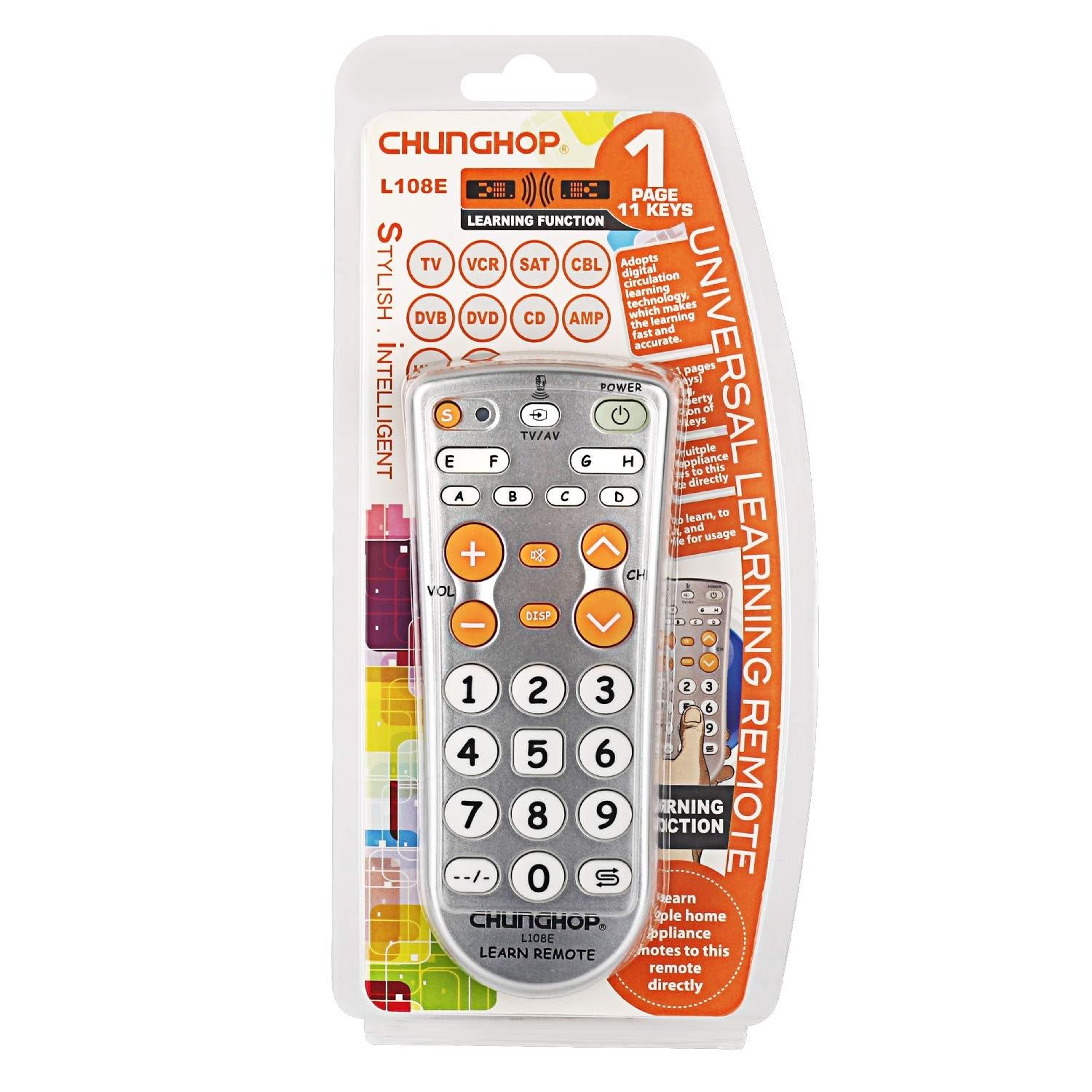 Universal Remote Control with Infrared Learning Remote Function – view 7