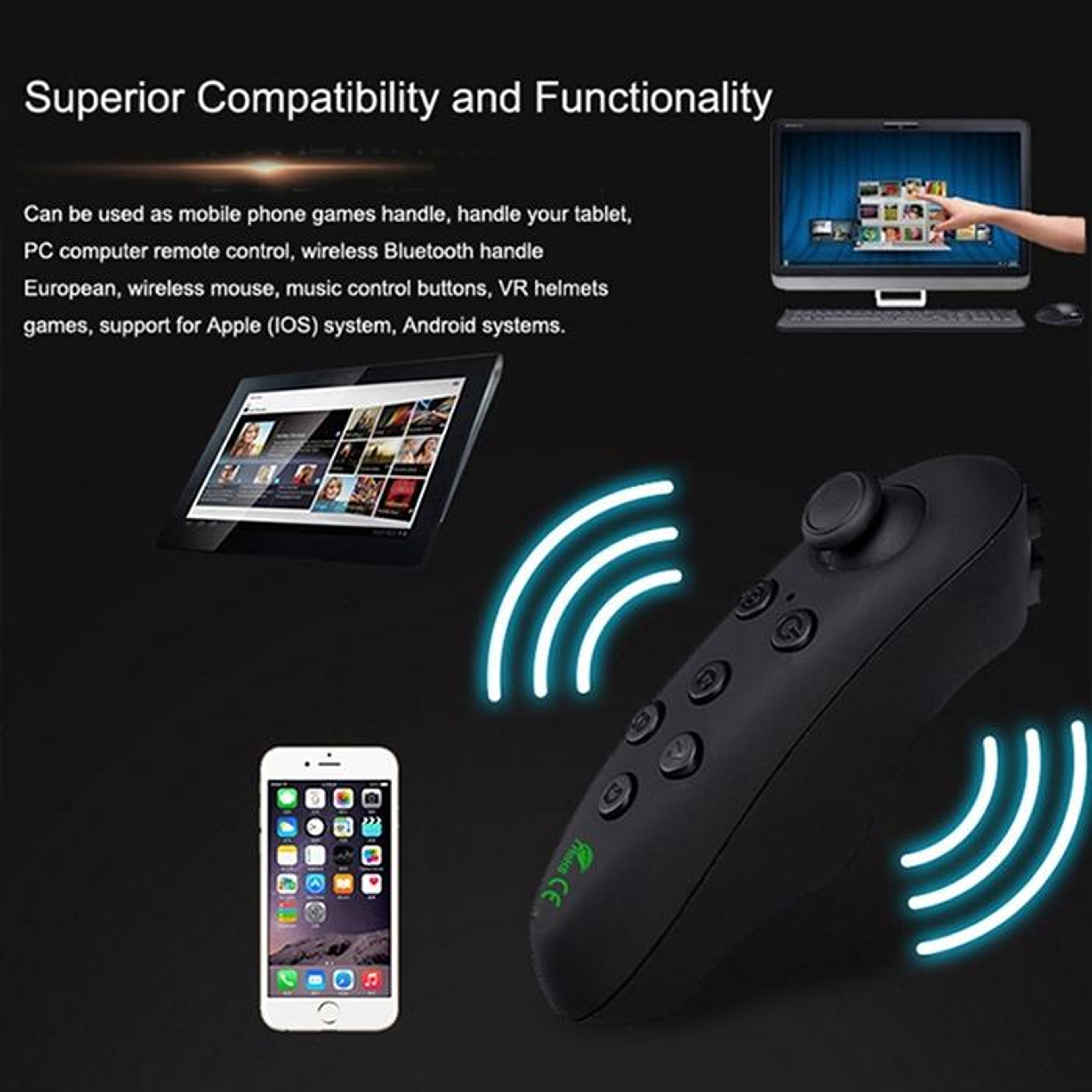 VR Bluetooth Controller Wireless Mobile Gamepad for Android and iOS – view 9