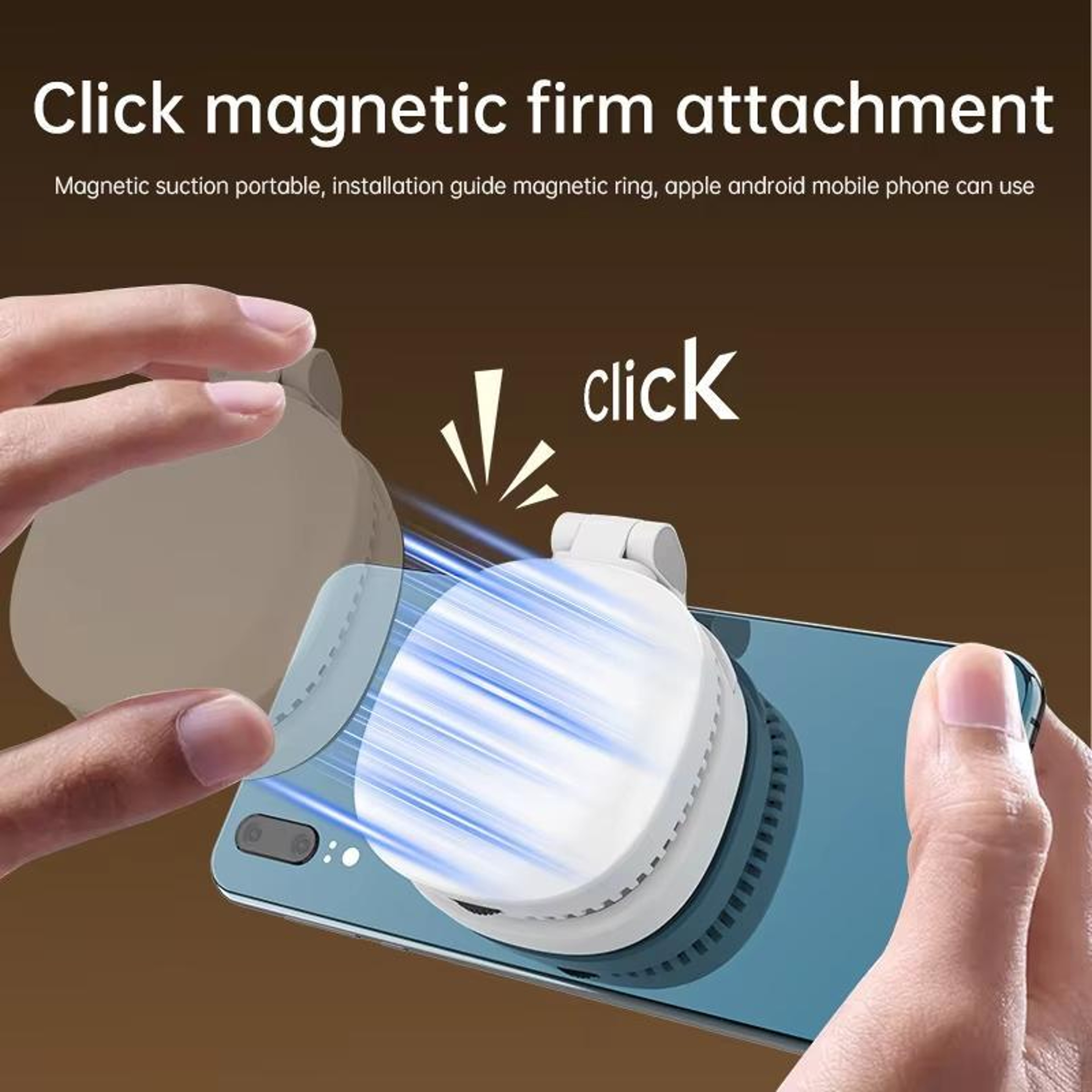 Magnetic Phone Light With TriColor Selfie Light Makeup Mirror And Adjustable Fill Lighting 9