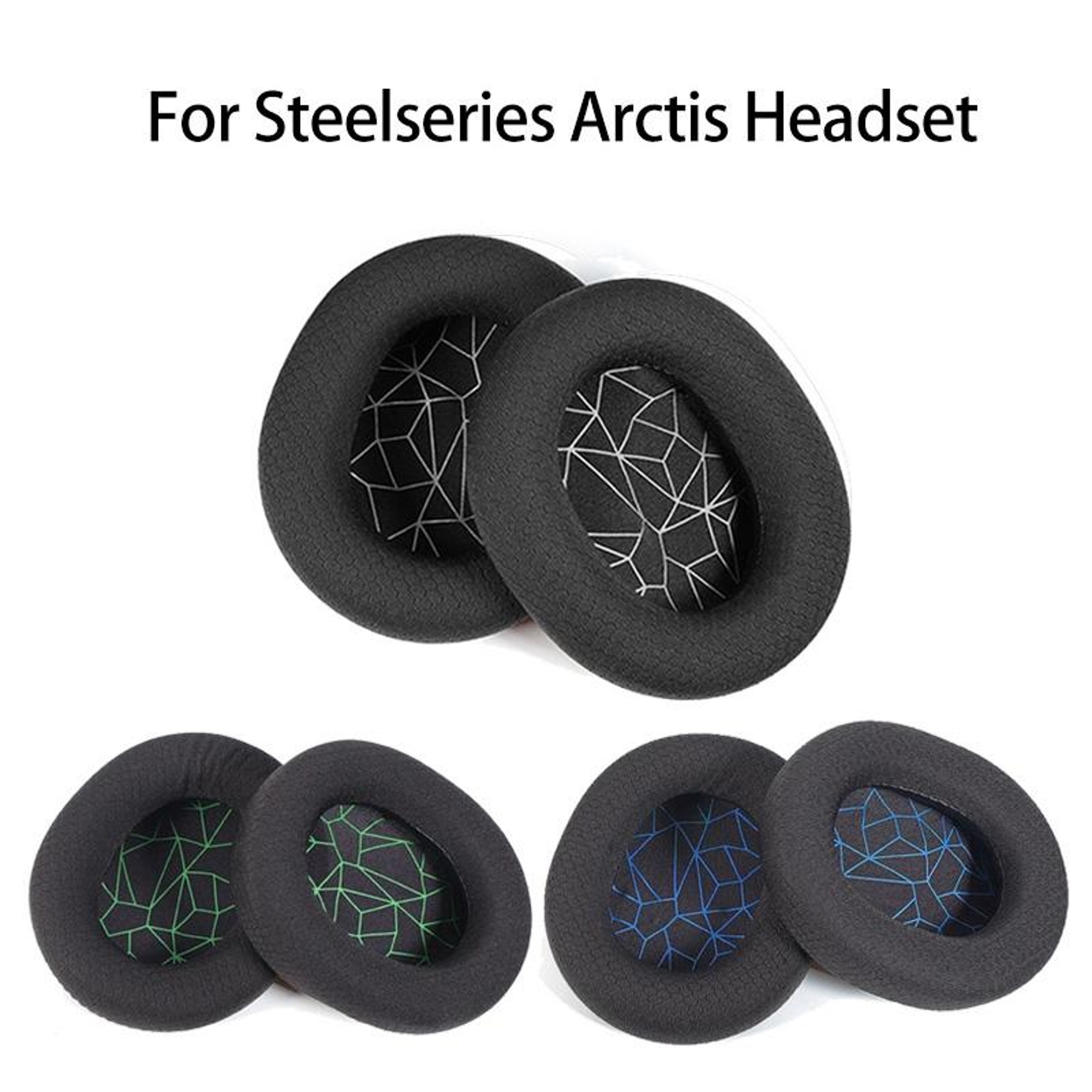 Replacement Ear Pads 2Pack Breathable Mesh Cushions For Arctis Pro 3 5 7 1