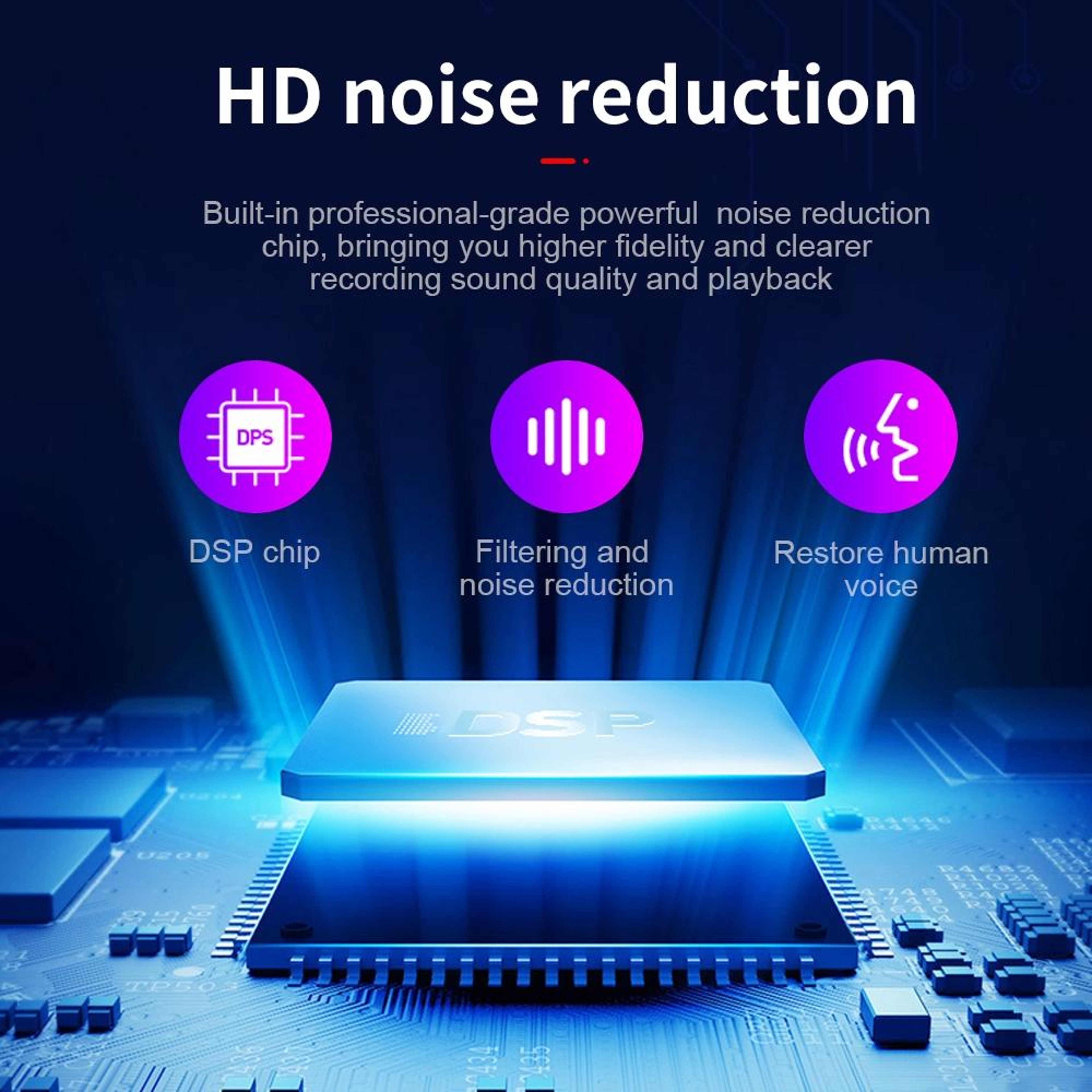 K2 UltraThin Voice Activated Recorder With 150Hour Battery And HD Noise Reduction 8
